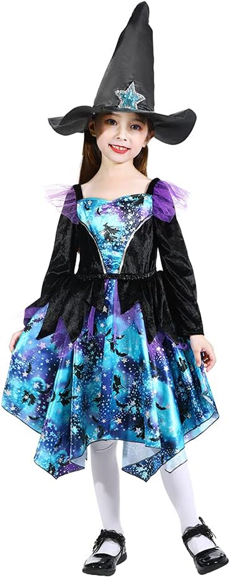 Lingway Toys Girls Halloween Witch Costume with Hat