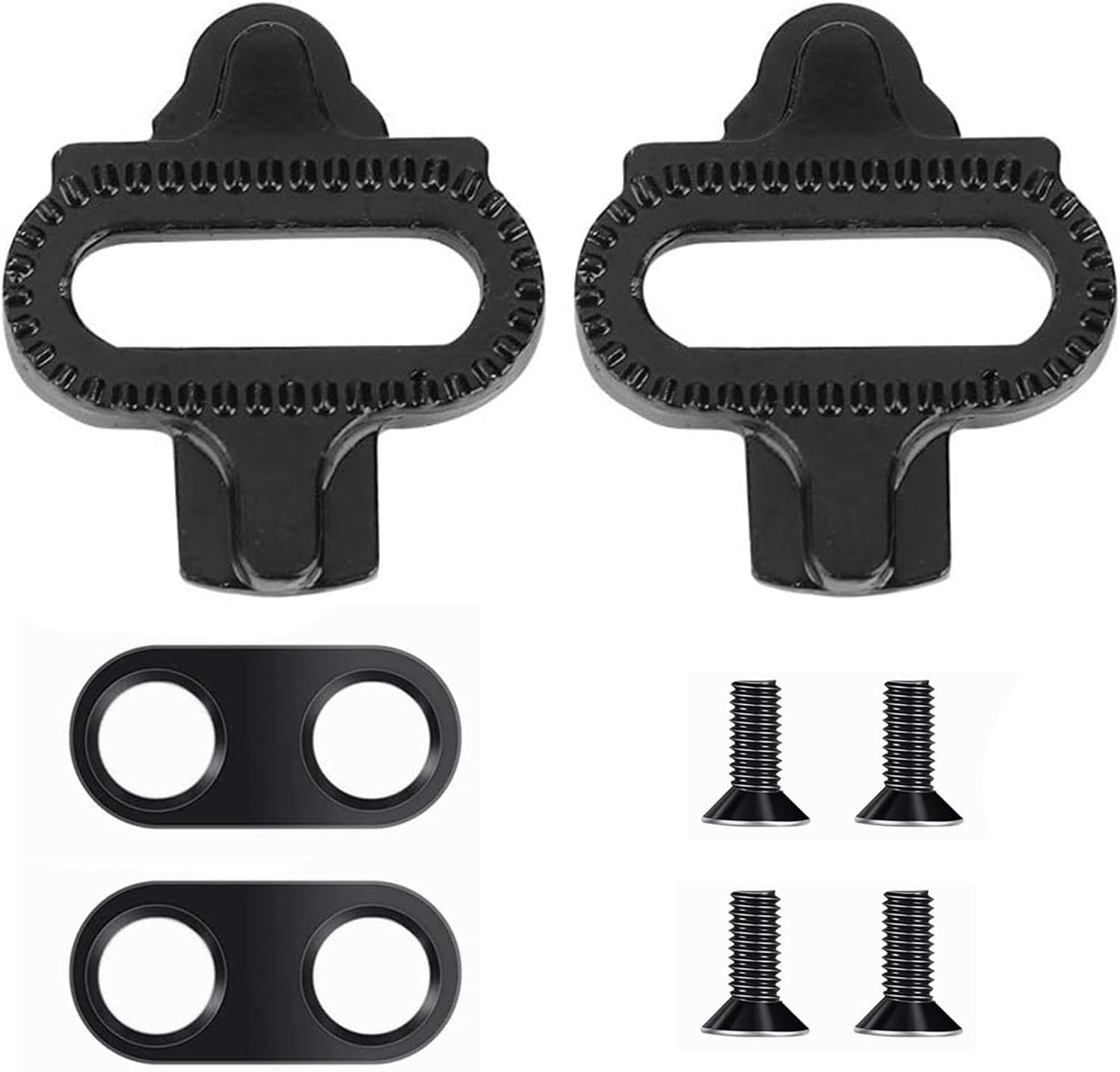 Slzhds Bicycle Cleats for Shimano SPD, Bicycle Cleats, Bike Cleats, Road Mountain Bike Pedal Cleats Bike Shoe Cleats Indoor Cleat Set Cycling Cleats Set Compatible with Shimano SP image number 3