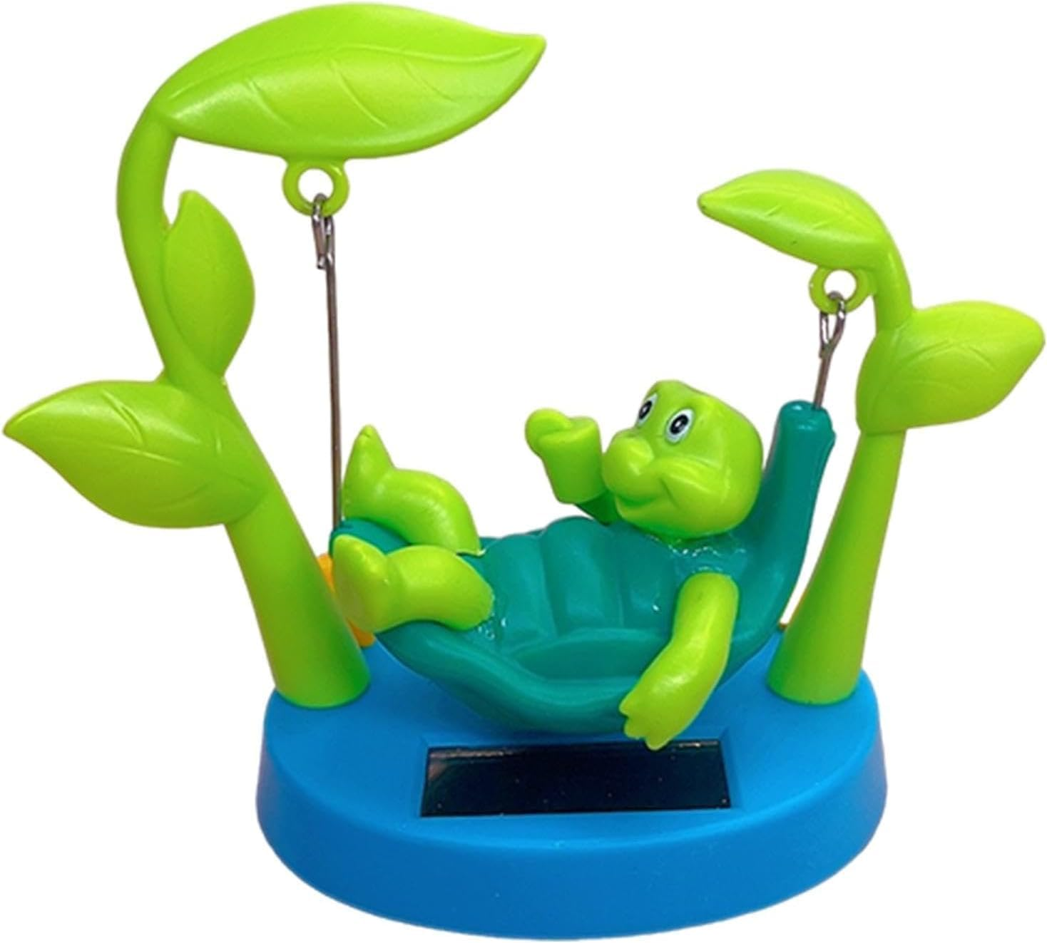 WADY Solar Powered Dancing Toys Solar Swinging Turtle, Cartoon Turtle Decor, Tortoise Figurines Car Cute Car Accessories Funny Turtle Dashboard Turtle Dashboard Decorations (Green) image number 5