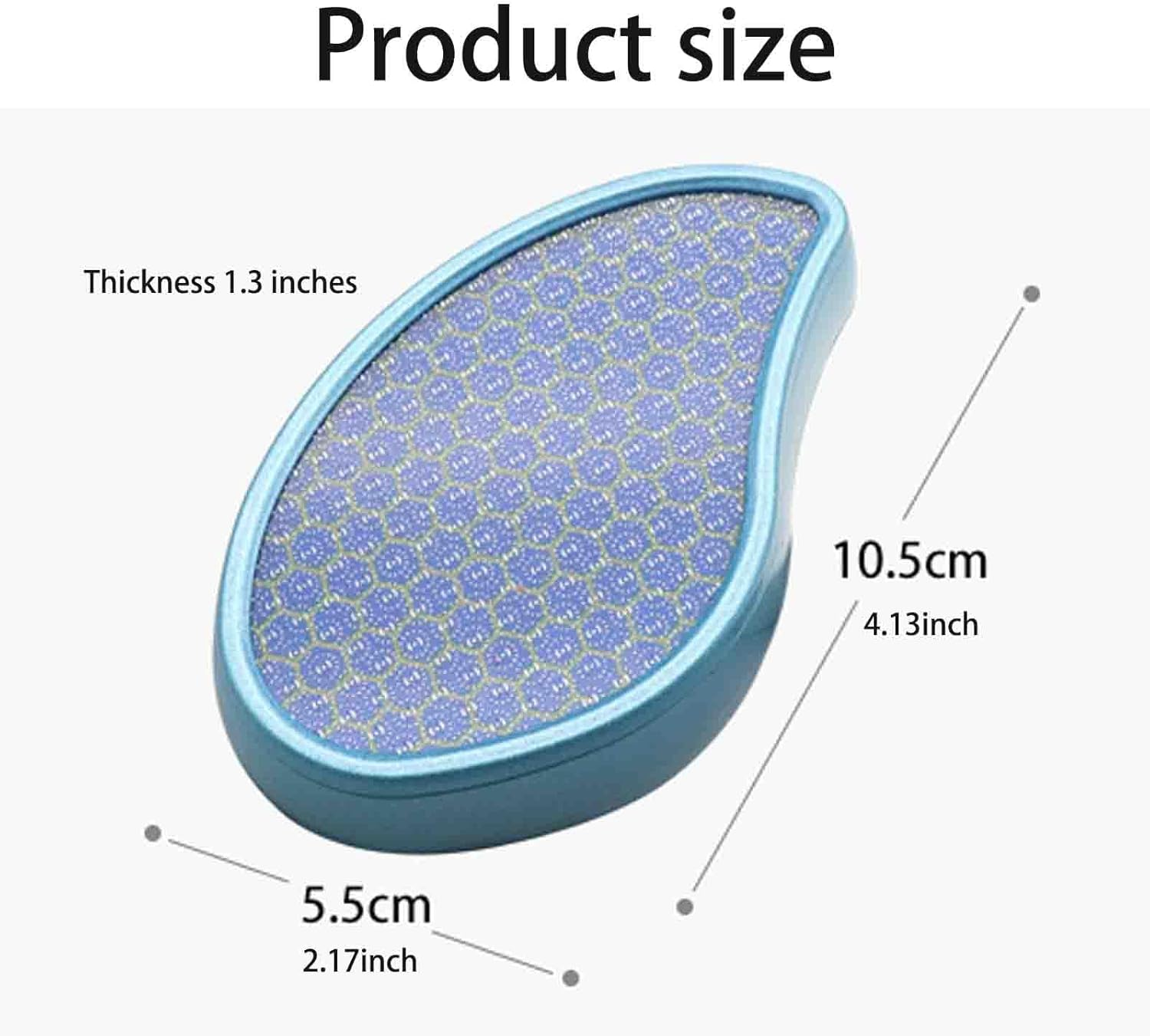 Malora Glass Foot,Malora Glass Foot Filermalora Foot Scrubber,Malora Foot Filerglass Foot Files for Feetglass Foot File Callus Removerfoot Care Pedicure Tool for Dry Feet Care (G) - C image number 4