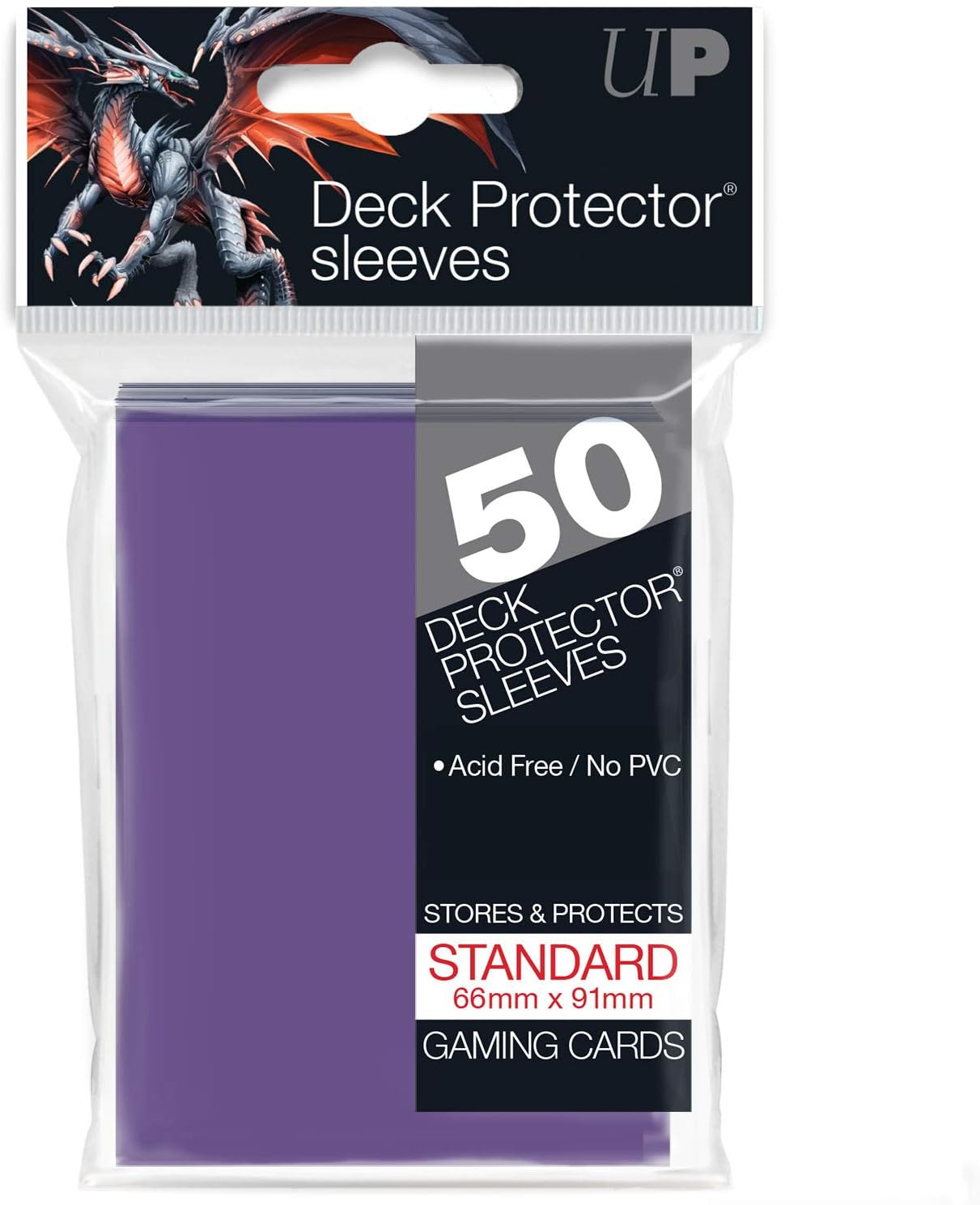 Ultra Pro Pro-Gloss Standard Deck Protector Sleeves - Clear image number 4