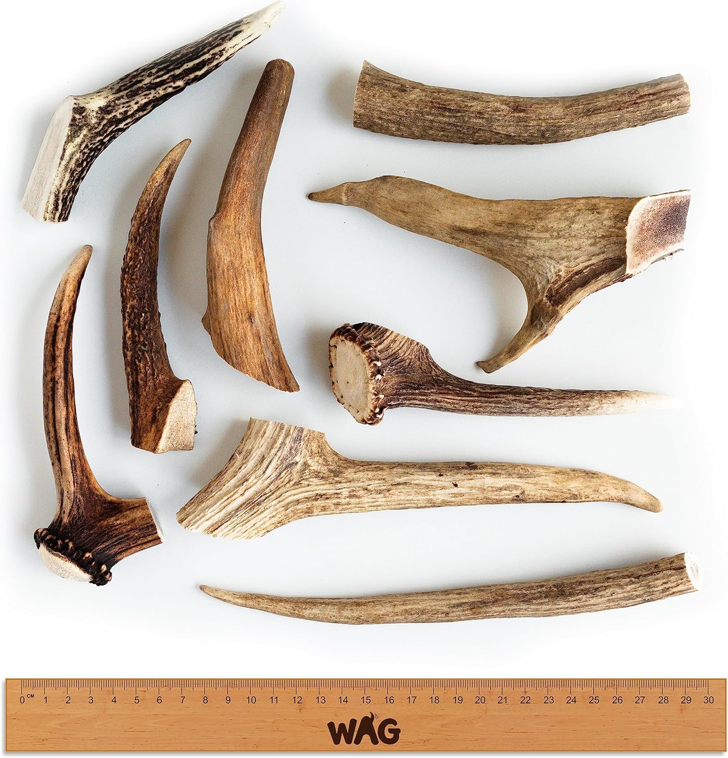 WAG Long Lasting Whole Antler Dog Treat, 4 Pack, Small image number 3