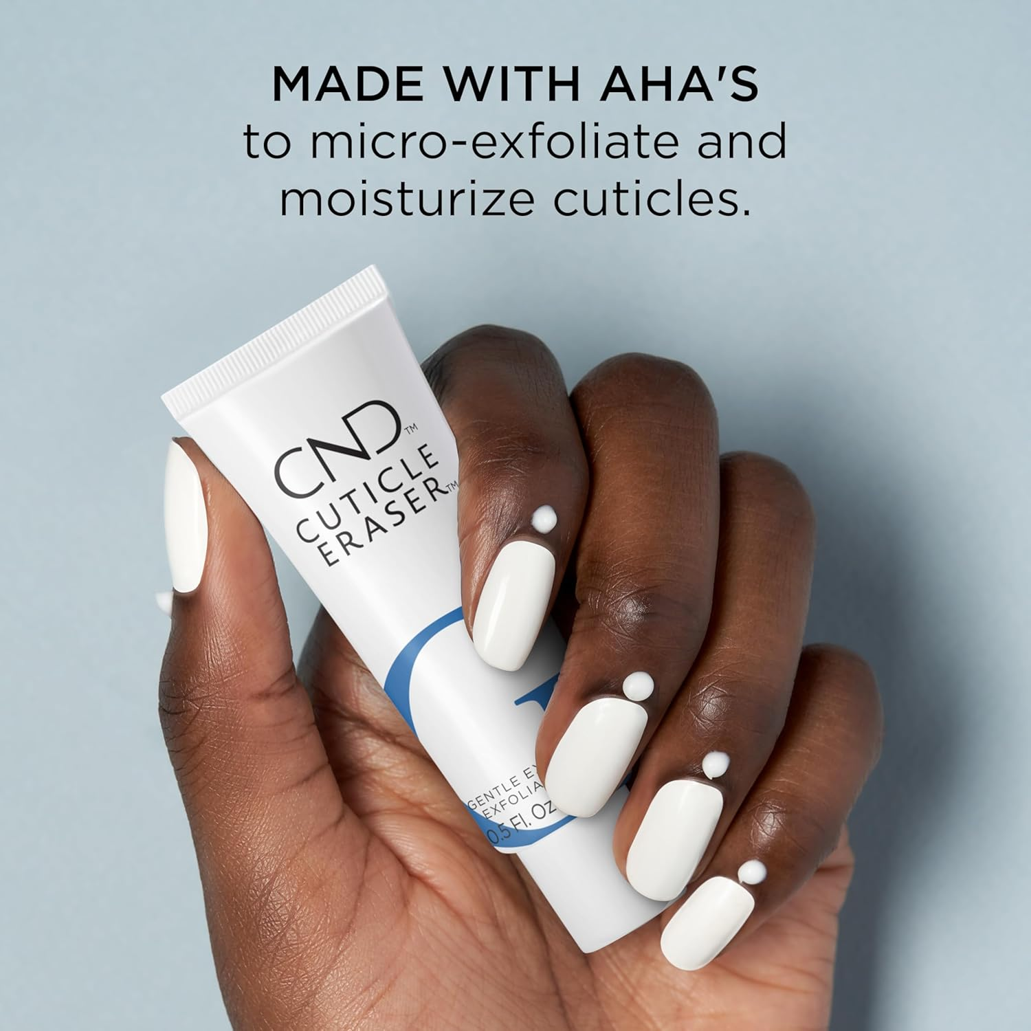 CND Cuticle Eraser Gentle Exfoliator for Women 0.5 Oz Cream image number 4