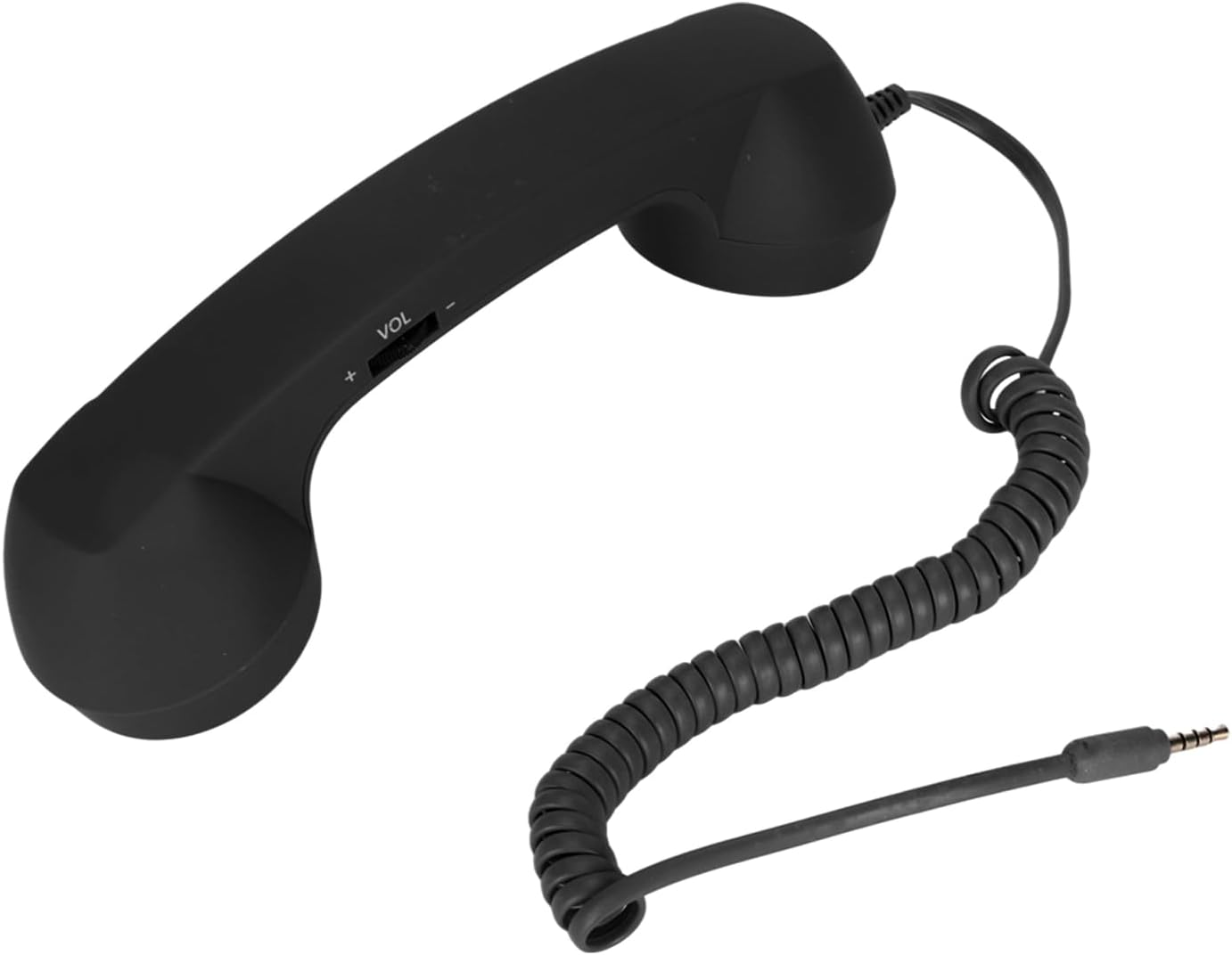 Jectse Vintage Telephone Handset, Reduce Radiation, Excellent Quality, Easy to Use, Suitable for Smartphones with 3.5Mm Jack and USB C, Retro Design (Black) image number 1