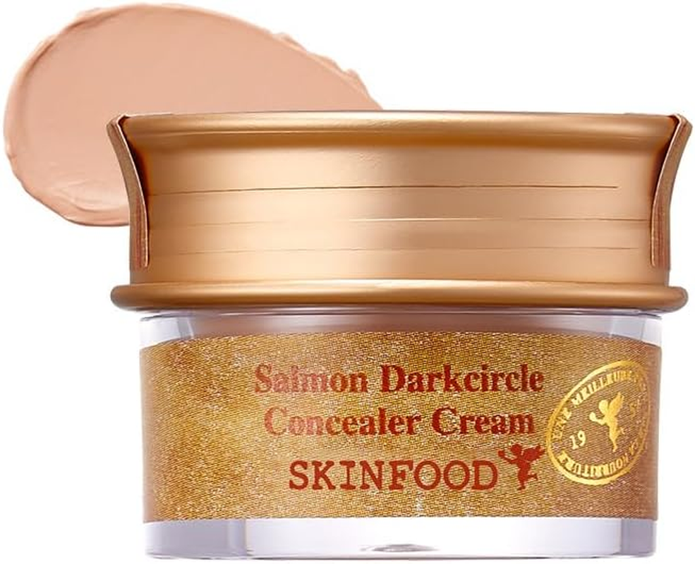 Skinfood Salmon Darkcircle Concealer Cream for Fair to Light Skin Tones 10 G, 01 Salmon Blooming image number 5