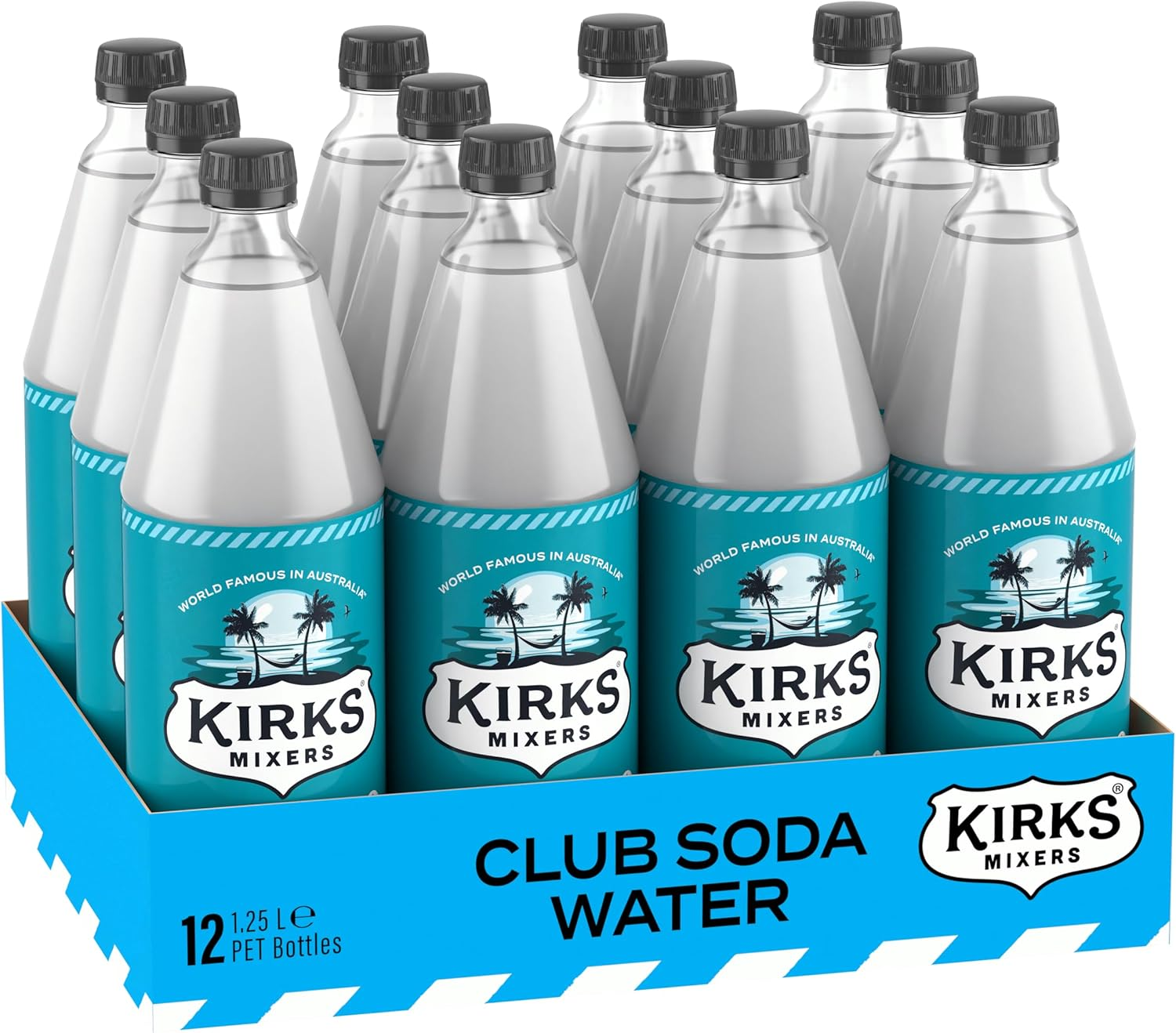 Kirks Club Soda Water Multipack Bottles 12 X 1.25L image number 4
