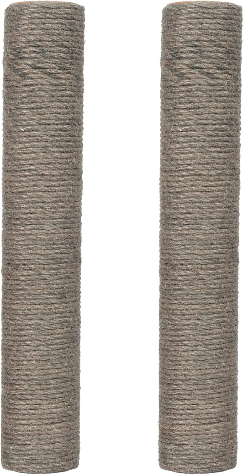 Pinkgarden Natural Sisal Replacement Cat Scratching Post, M8 Cat Scratch Post Refill Pole Parts for Refurbishment, Grey, Include Screws image number 4