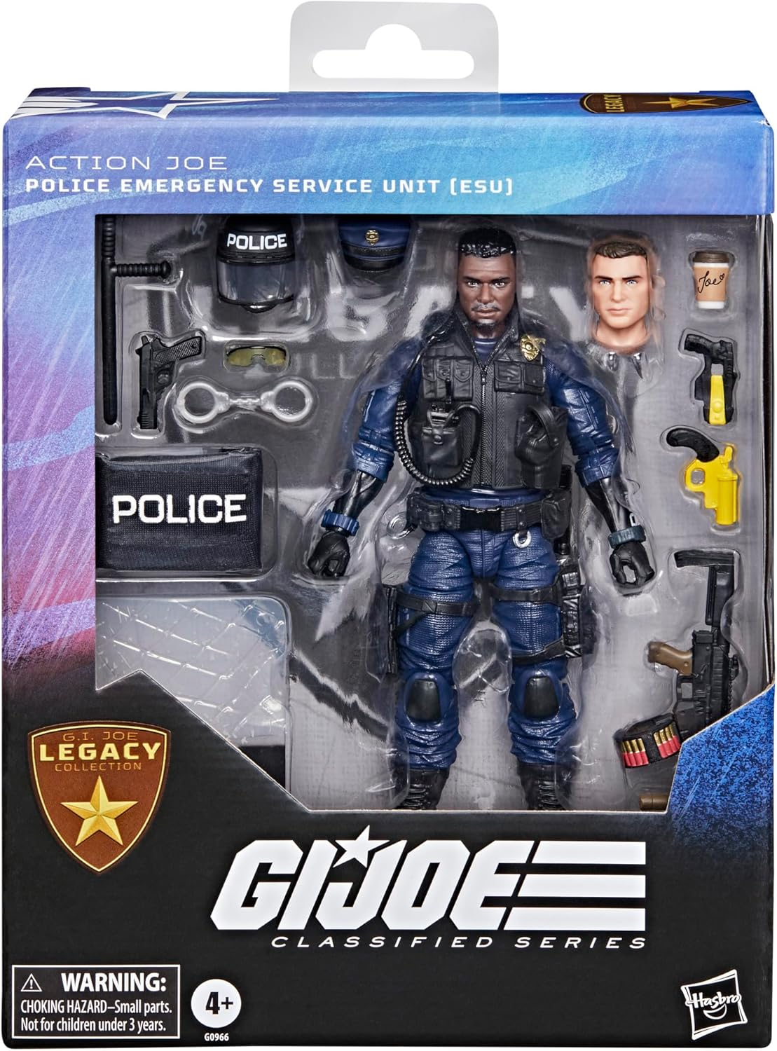 G.I. Joe Classified Series Legacy Collection: Action Joe &mdash; Police Emergency Service Unit (ESU), Collectible 6 Inch Action Figure with 14 Accessories image number 2