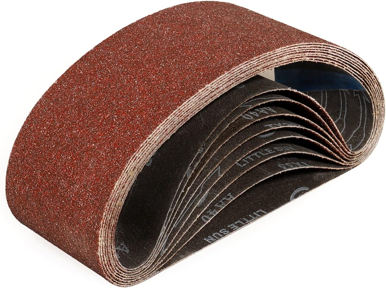 Sruhrak 100X610Mm Abrasive Sanding Belt Set - 8 Pack 40 Grits Sandpaper Belts for Portable Belt Sander image number 4