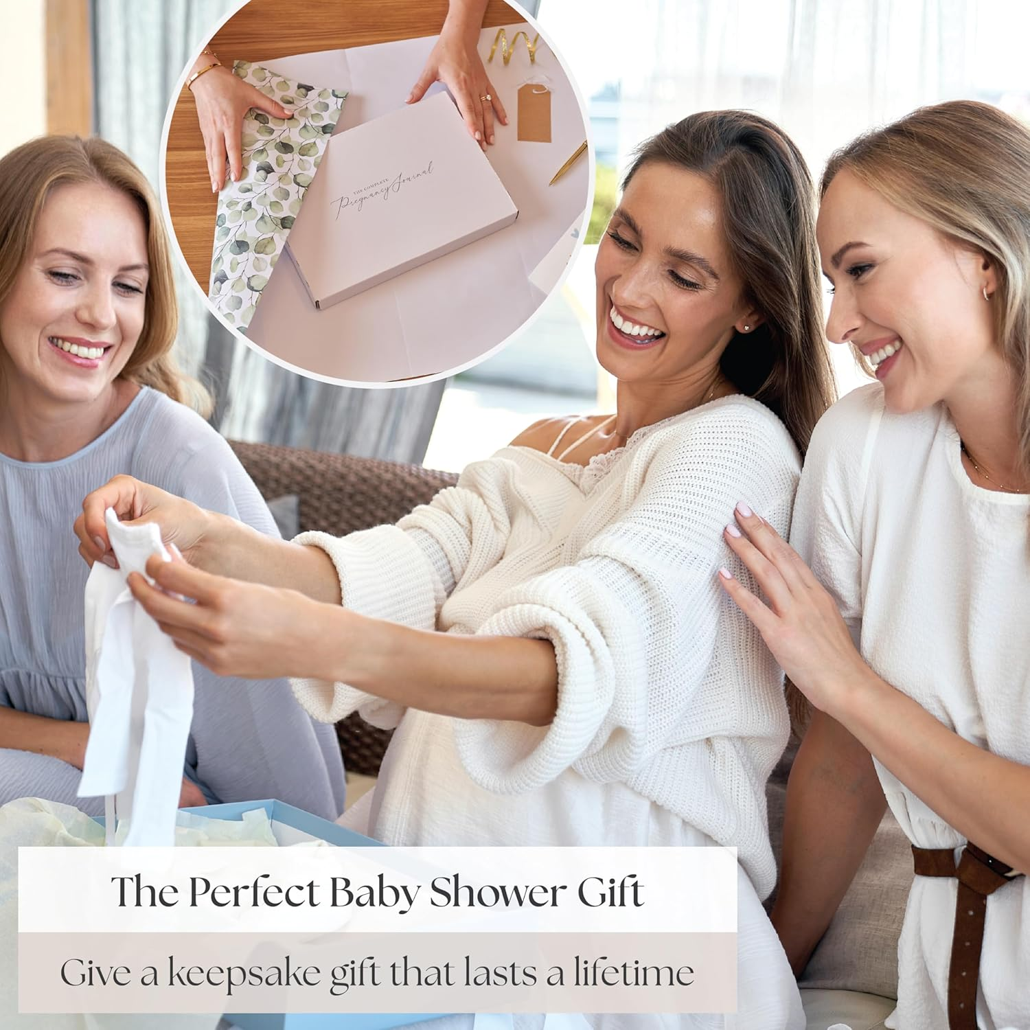 Pregnancy Journal & Memory Book - Great First Time Mom & Baby Gift - Keepsake Pregnancy Book & Journals - 40 Weekly Calendars Milestone Journey - for Ultrasound Photos & Tracking - Forest image number 7