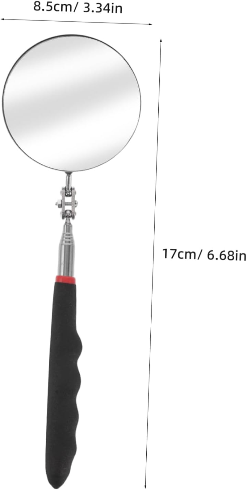 SOESFOUFU 2Pcs Handheld Automotive Telescopic Mirror Magnetic Rotating Extendable for under Car Inspection Versatile Tool for Mechanics Scratch-Resistant Construction image number 3