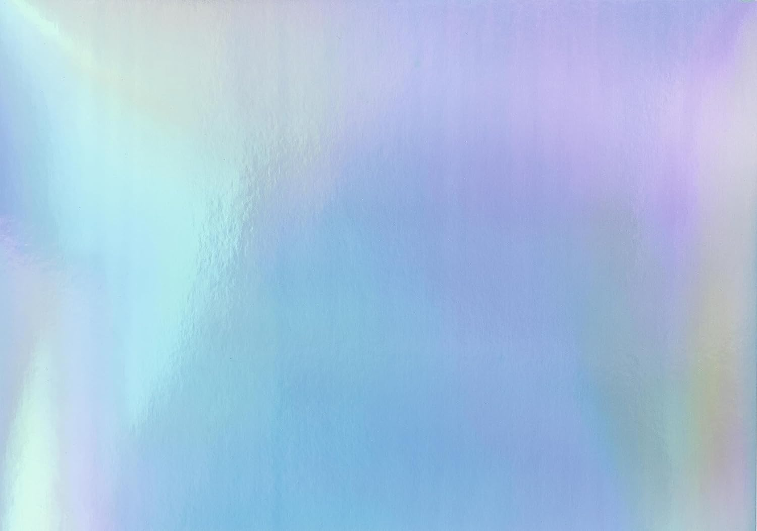 Folia 12049 Magic Rainbow Paper Pad, 12 Sheets of Iridescent Craft Paper 24 X 34 Cm, 120 & 250 G/M&sup2;