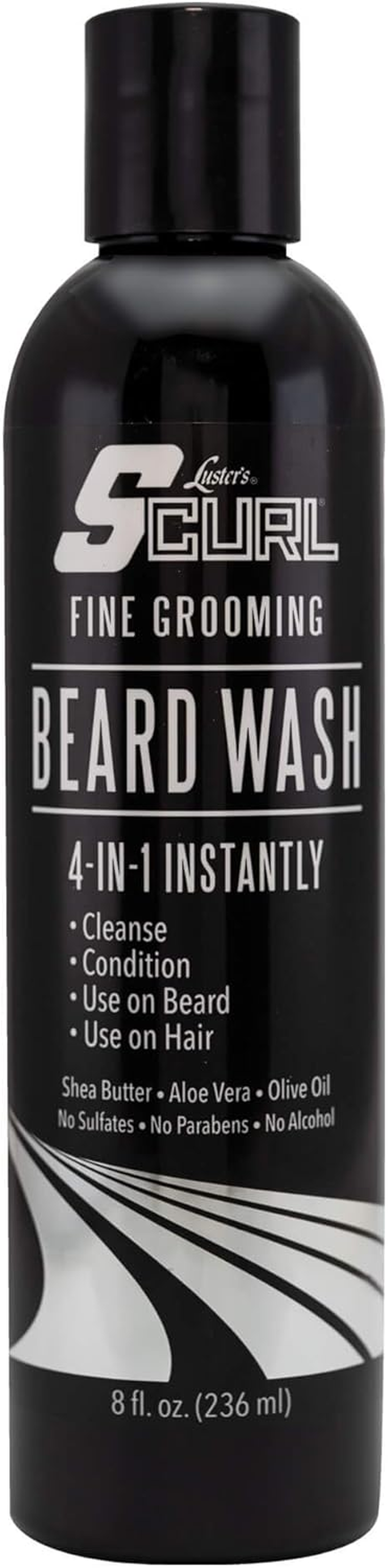 Luster'S S Curl Beard Wash, 8 Ounce
