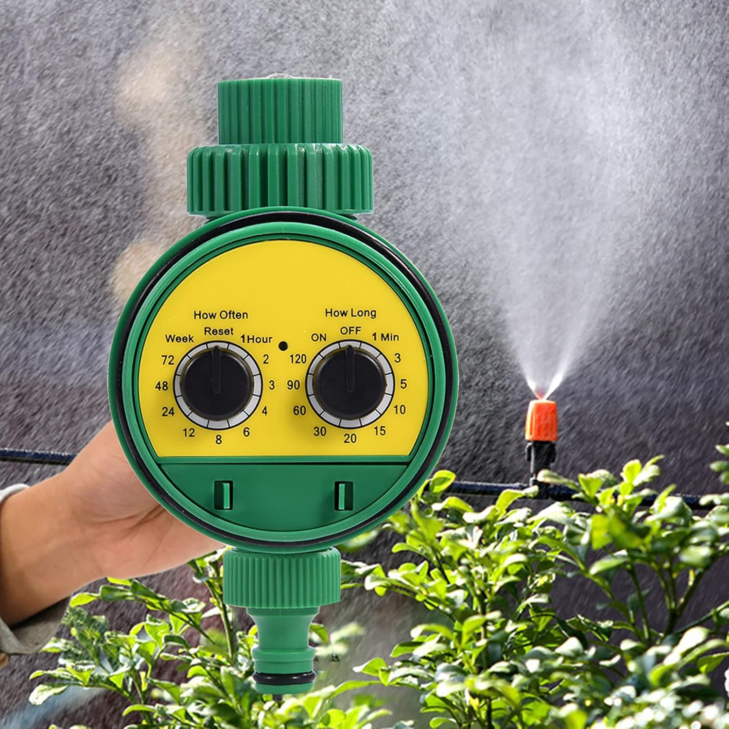 Intelligent Irrigation Timer Multi Function Two Automatic Electronic Watering Timer Garden Irrigation Controller - Hose
