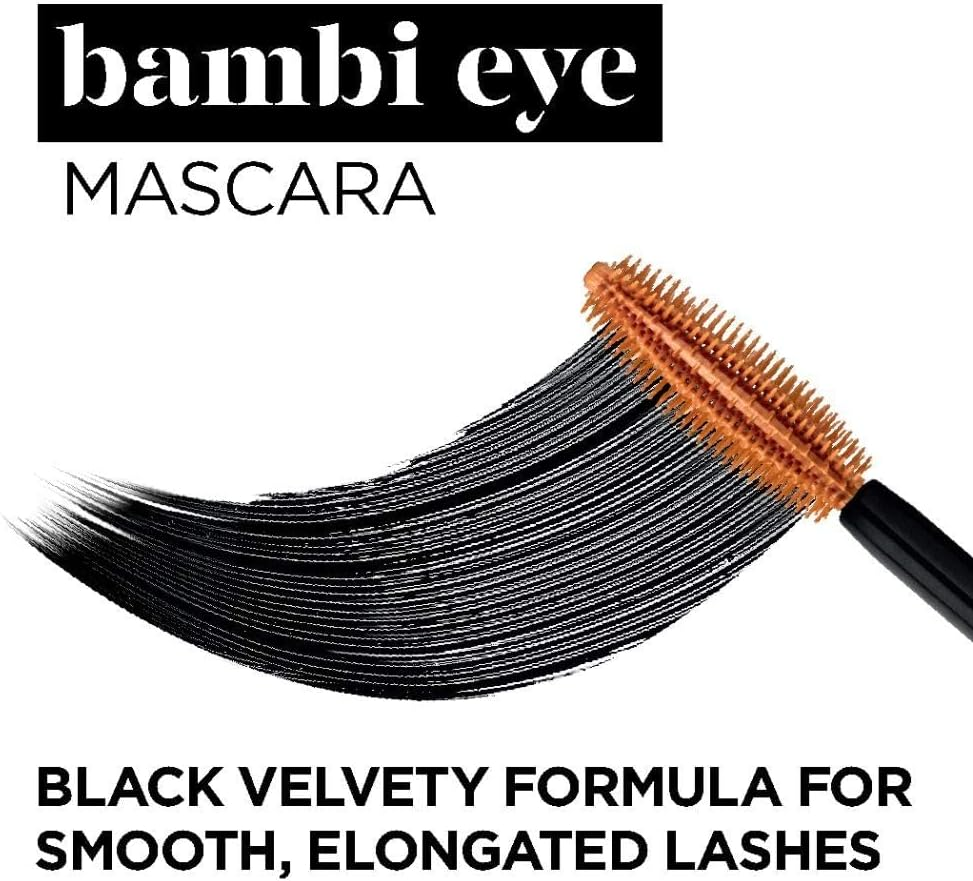 L'Oreal Paris Bambi Eye Mascara, Lasting Volume, Length & Lift, Doe-Eye Definition, No Clumping or Smudging, Waterproof, Black, 0.21 Fl. Oz. image number 6