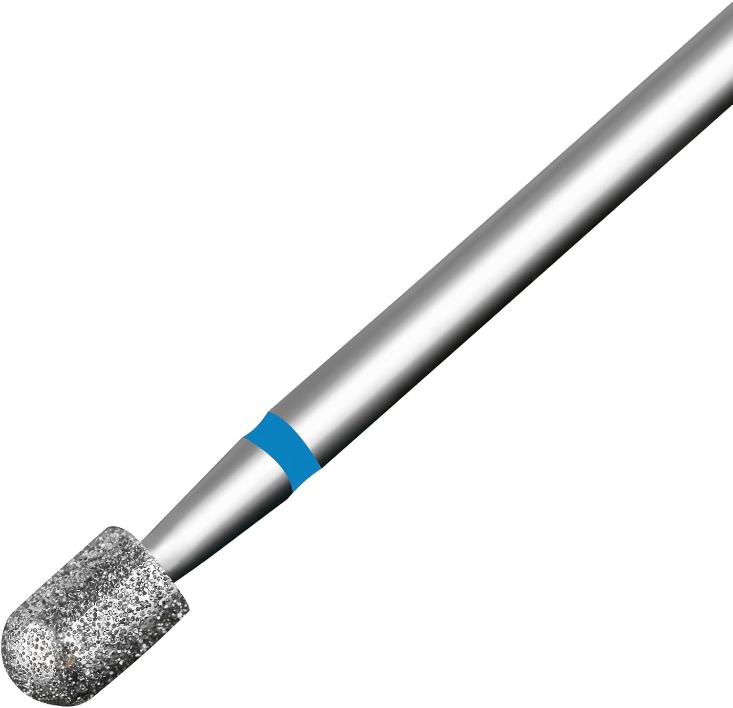 Nail Drill Bit,Cylinder Diamond Carbide Cuticle Remover Bit,3/32" Shank,Professional Diamond Carbide Nail Drill Bit for Acrylic Gel Nails,Home Salon & Diy(Exrta Fine)