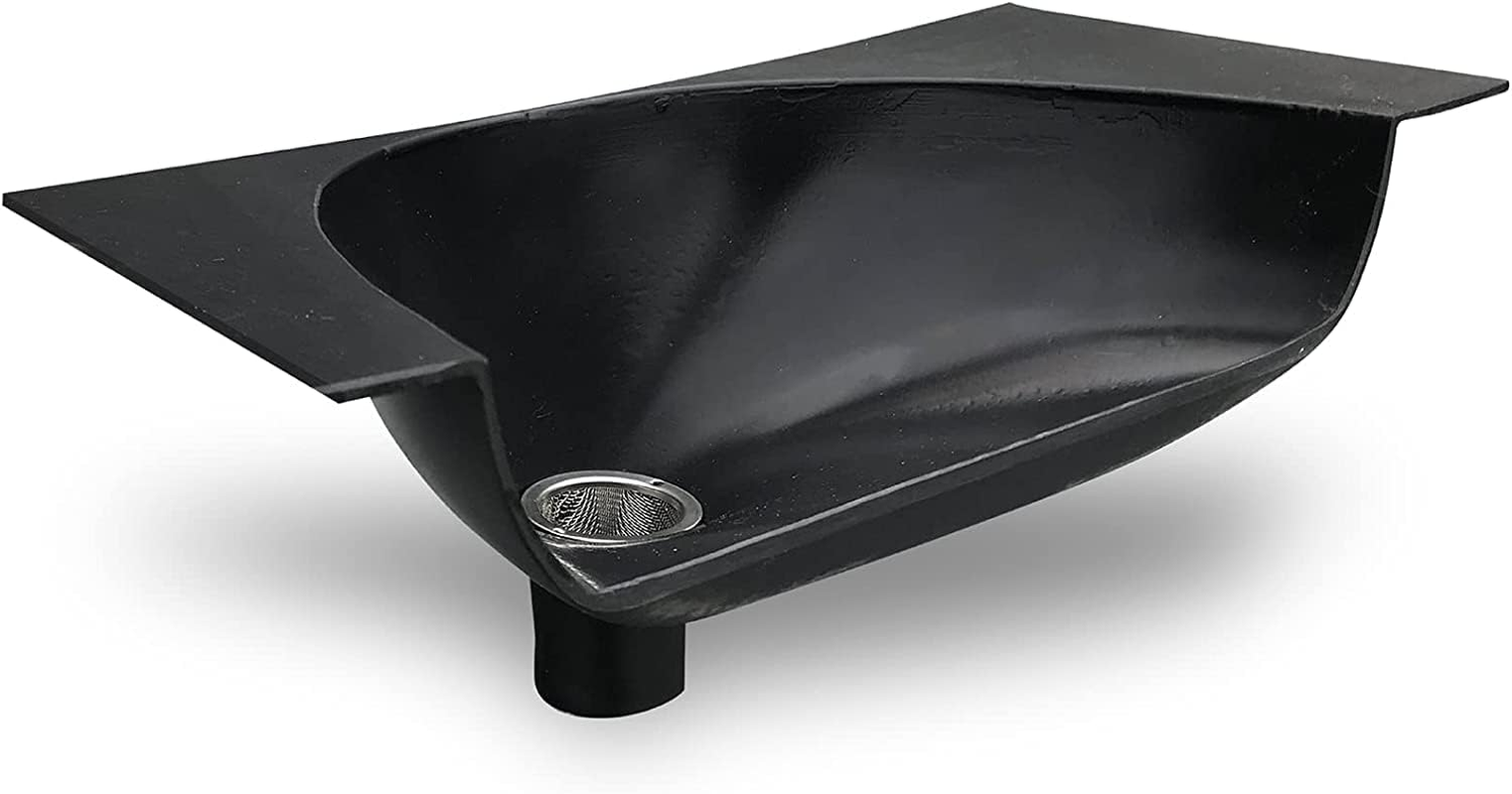 Free Range Designs Urine Separator | Classic Urine Diverter for Compost Toilets | Black or White | Made in UK (White)