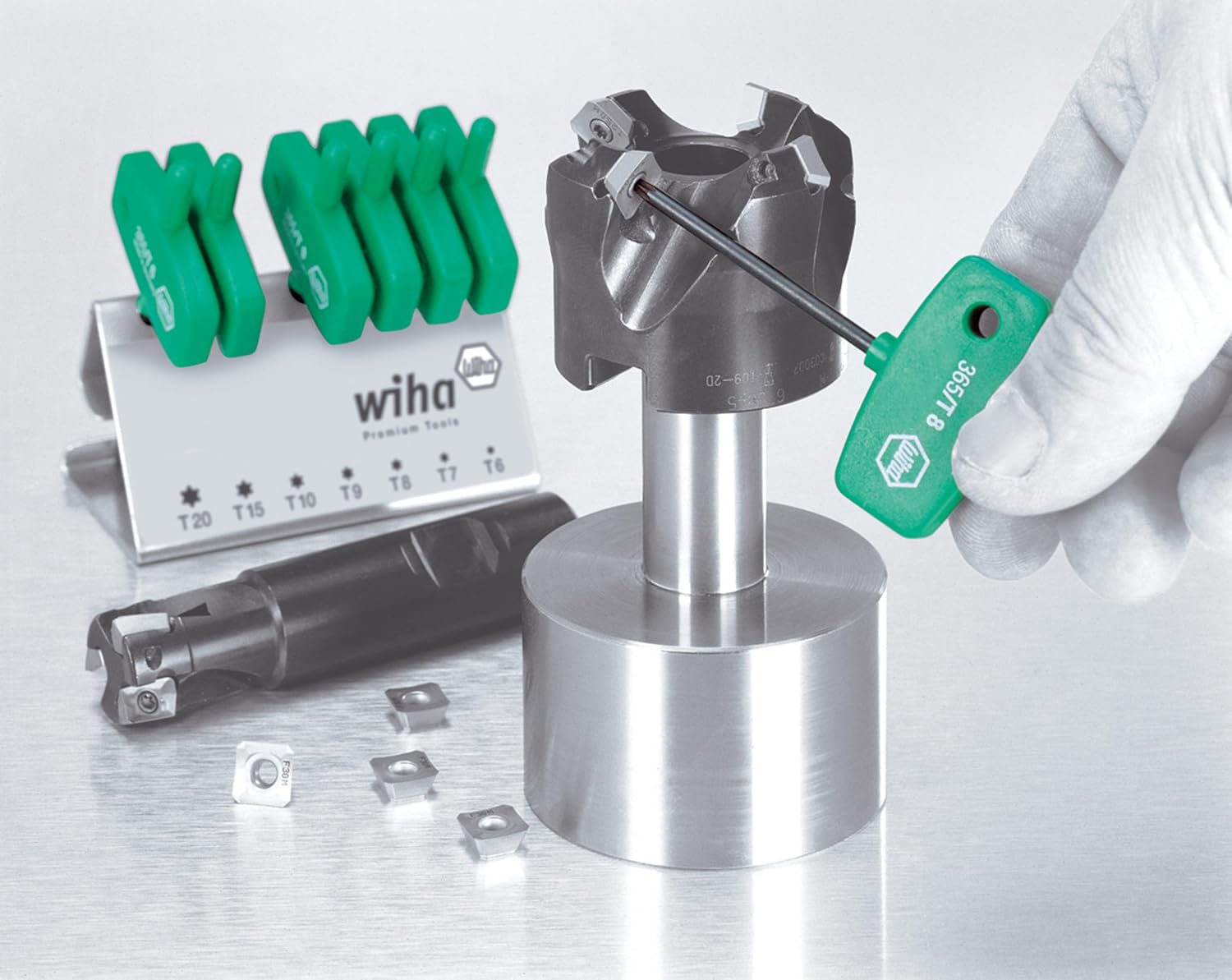 Wiha 36590 Torx Wing Handle 7 Piece Set in Metal Stand image number 2