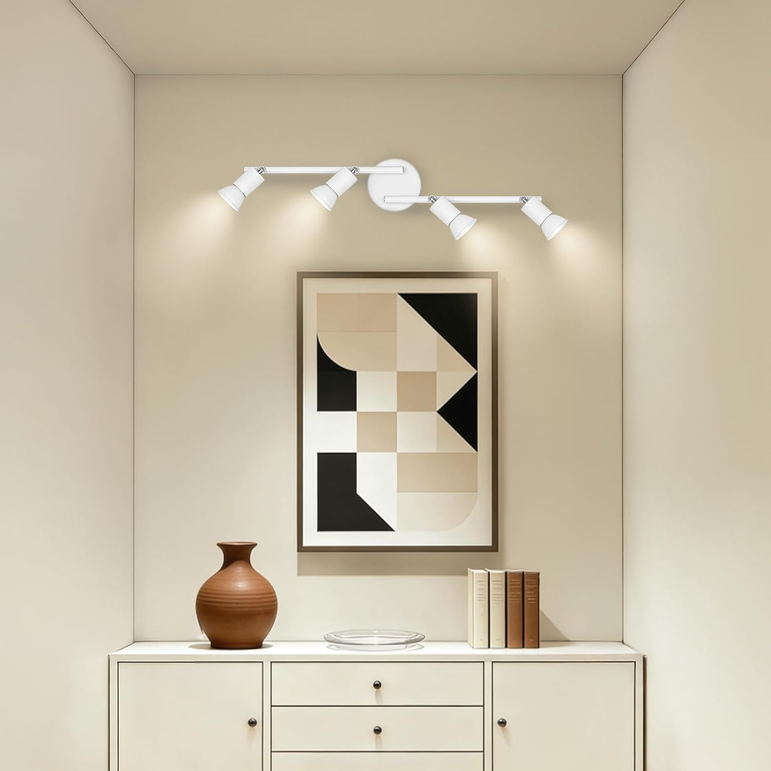 Ketom LED Ceiling Spotlight White 4 Bulbs image number 6