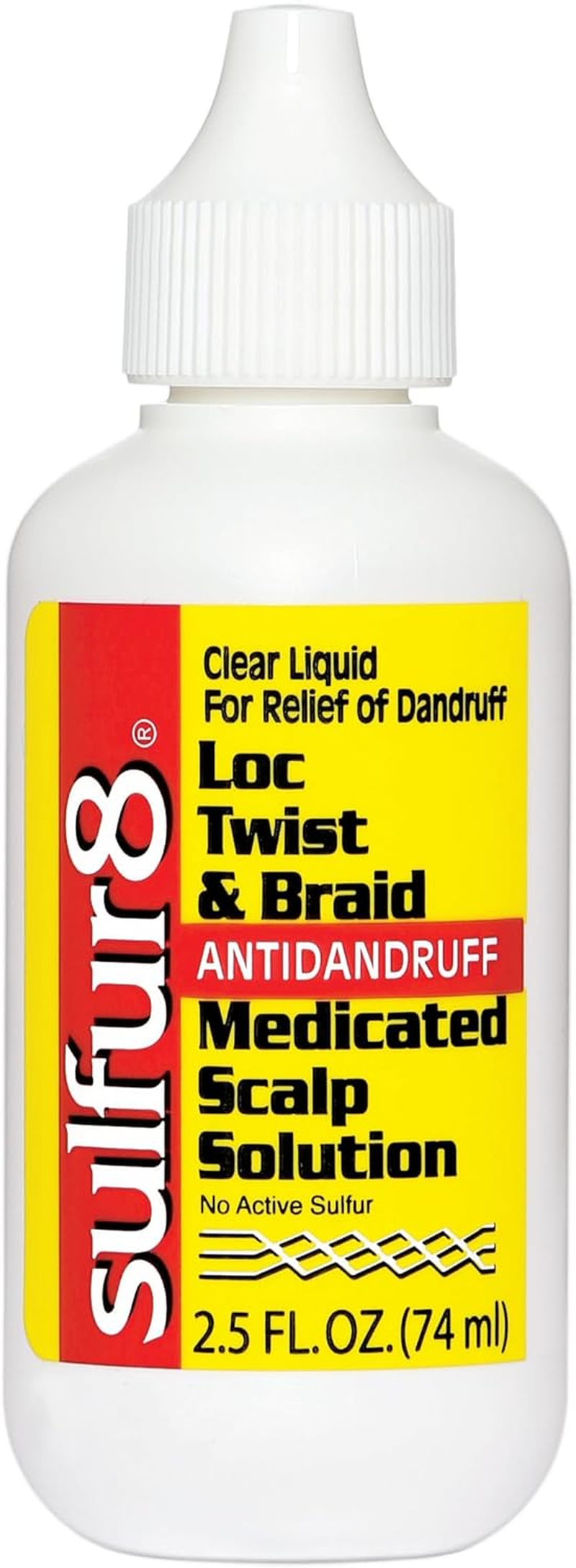 Sulfur8 Loc Twist and Braid Medicated Scalp Solution, 2.5 Ounce