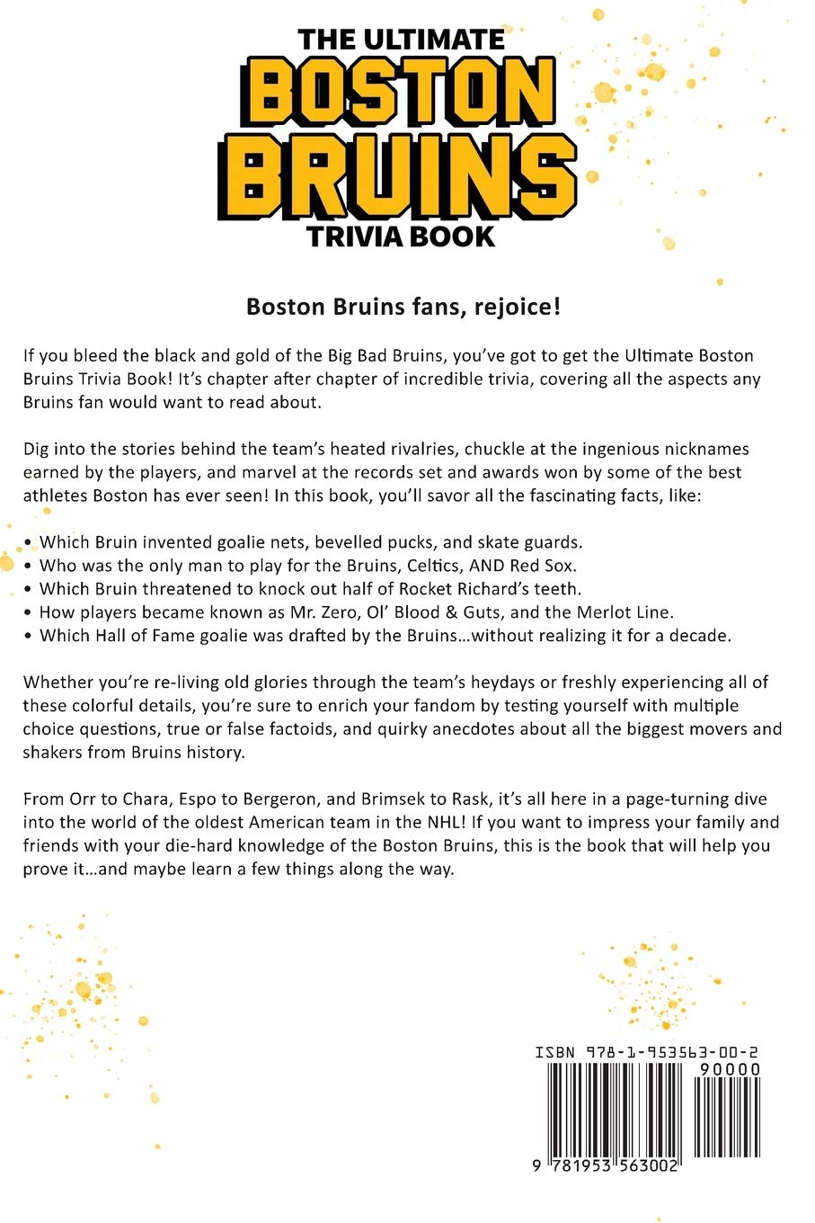The Ultimate Boston Bruins Trivia Book: a Collection of Amazing Trivia Quizzes and Fun Facts for Die-Hard Bruins Fans!