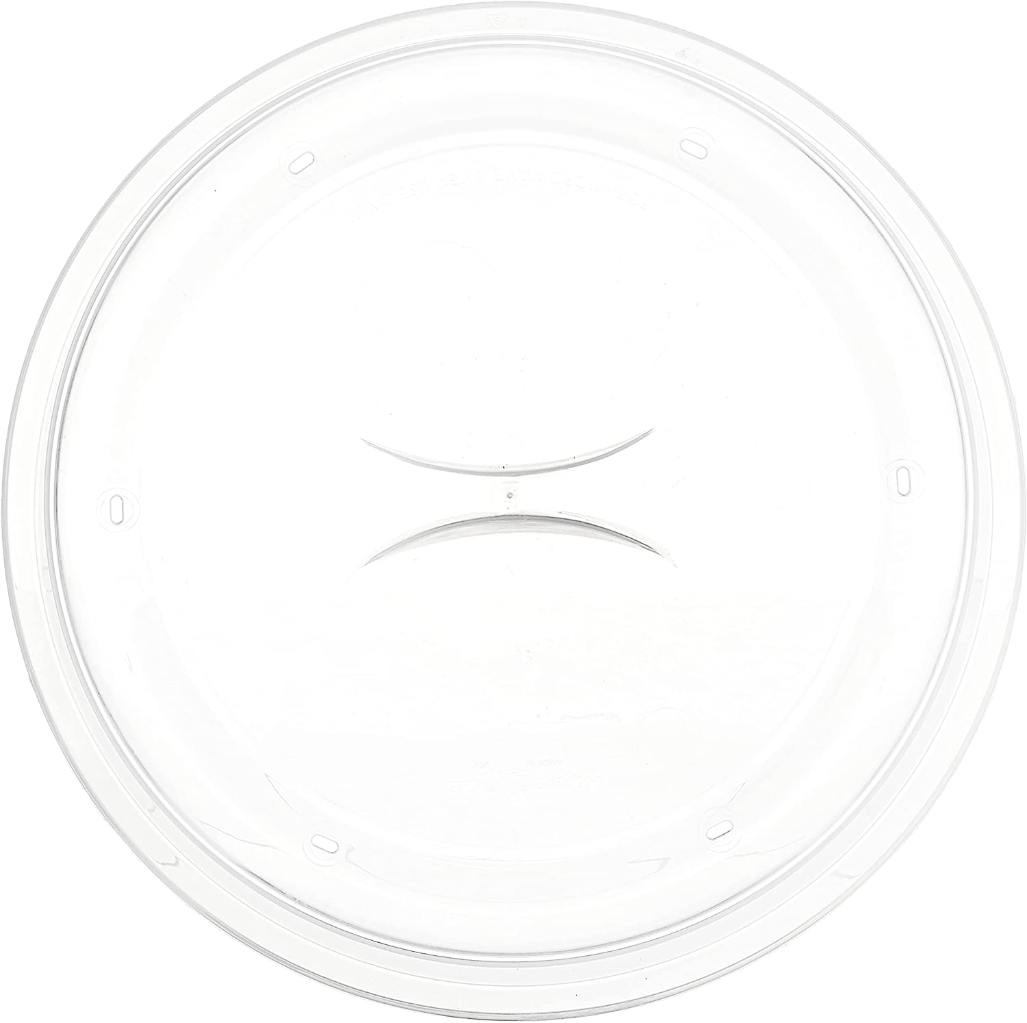 Nordic Ware Bpa-Free and Melamine Free Plastic Splatter Microwave Cover, 10-Inch (Set of 2), Clear image number 6