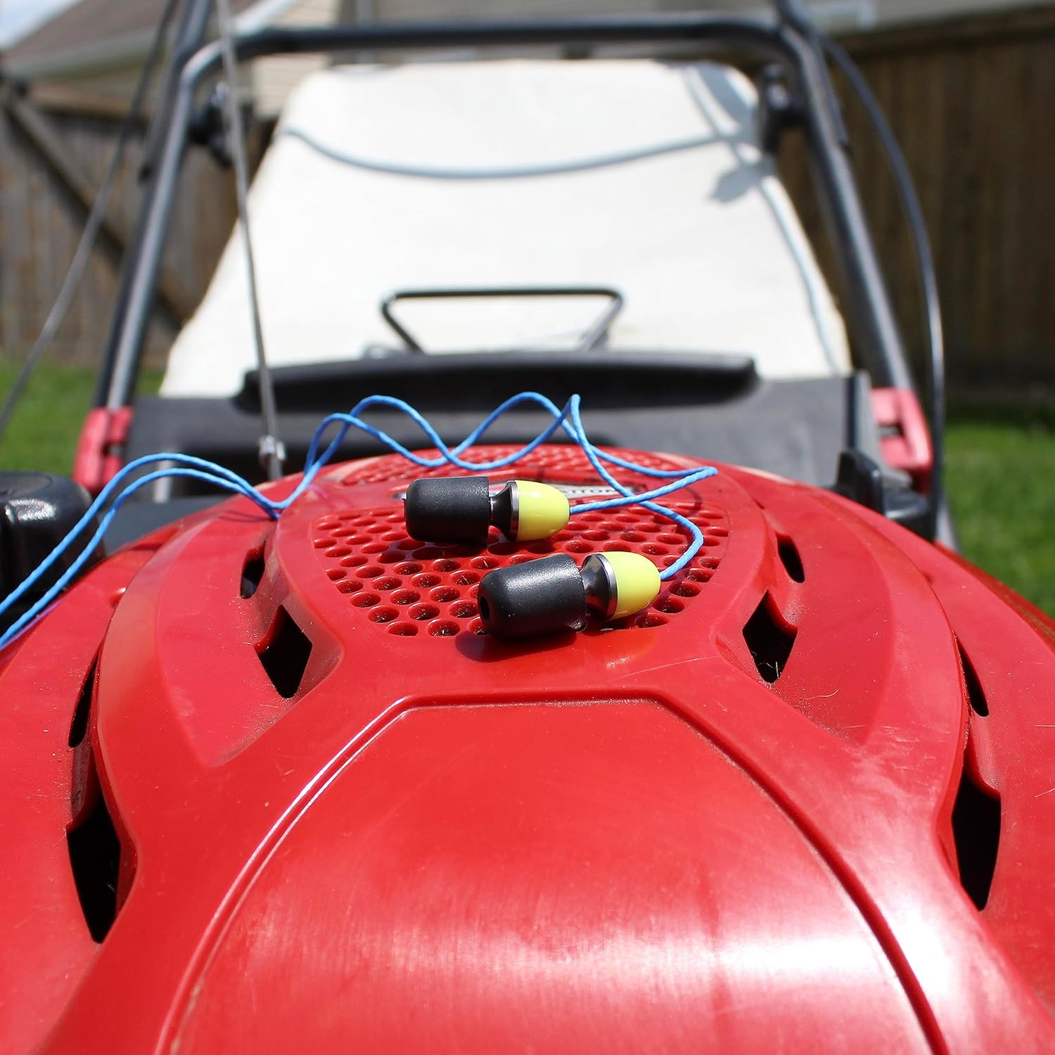 Isotunes Wired Earplug Headphones, 29 NRR, IPX5 Waterproof, OSHA Compliant Noise Isolating Earbuds, Listen Only