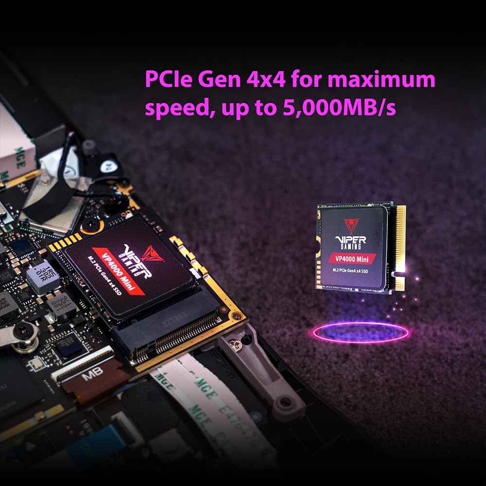 Viper VP4000 Mini 2TB M.2 2230 Pcie Gen4 X4 SSD - Solid State Drive - VP4000M2TBM23 image number 4