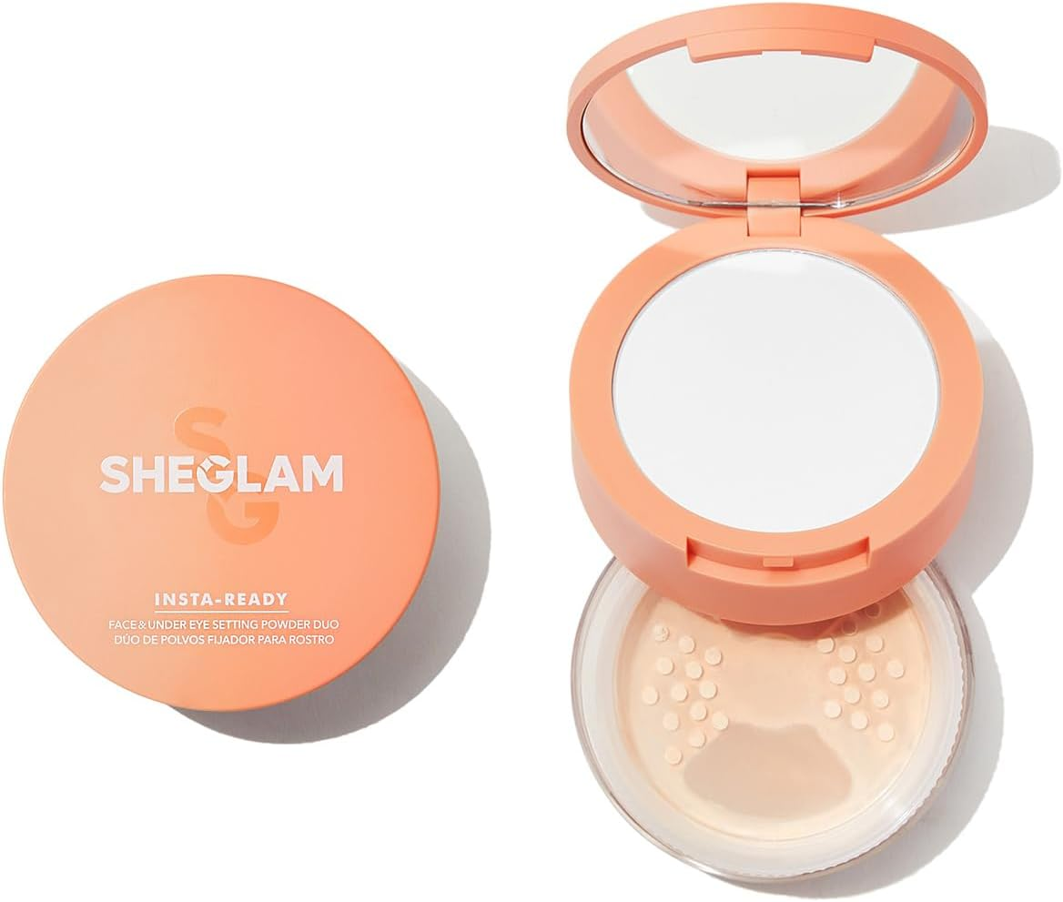 SHEGLAM Insta-Ready Face Powder Loose under Eye Setting Powder-Bubblegum