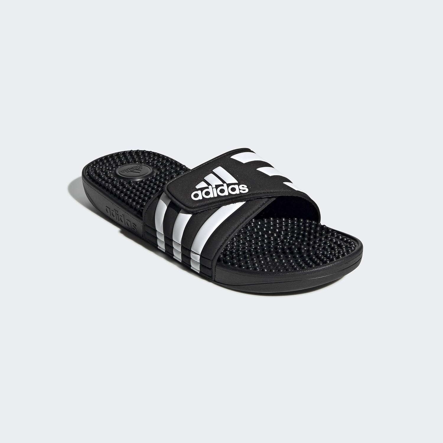 Adidas Sportswear Adissage Slides, Core Black/Ftwr White/Core Black, 9 US image number 2