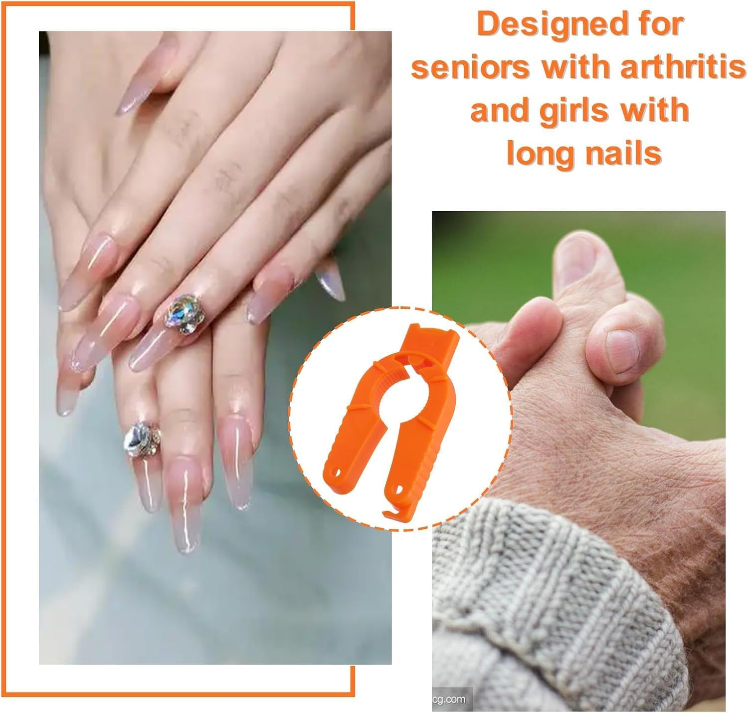 Plastic Bottle Cap Opener，Multifunctional Rheumatoid Arthritis Bottle and Can Opener, Plastic Water Bottle, Twist-Off, Pull Tab Soup, for Weak Hands, Seniors（3 PCS） image number 4