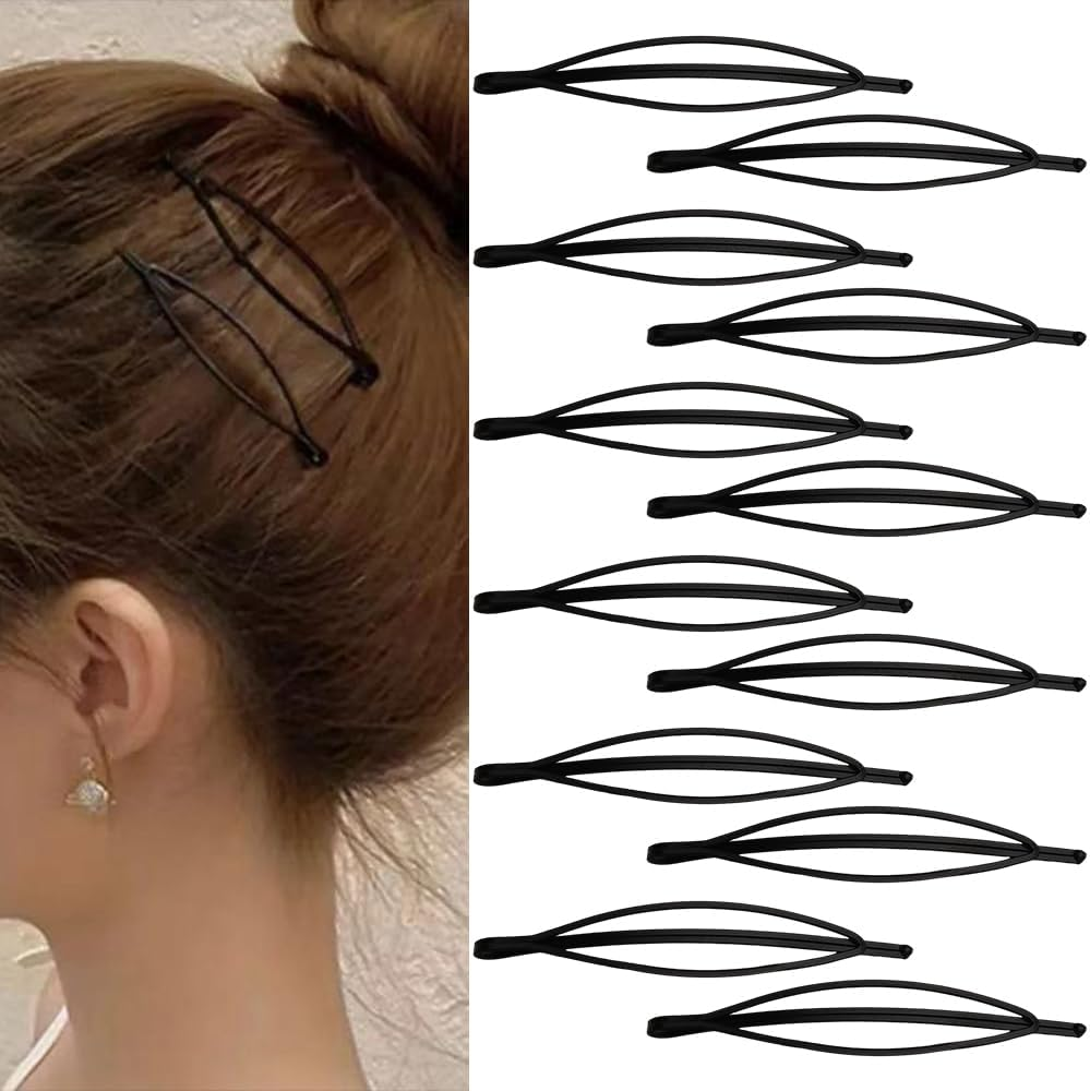 Bobby Pins Hair Clips for Women Decorative Hair Accessories for Wedding Bride Bridesmaid Hair Barrette No Slip Metal Snap Hair Clip for Thick Fine Hair Bangs Clip Bb Clips for Hair Pins 12Pcs image number 1