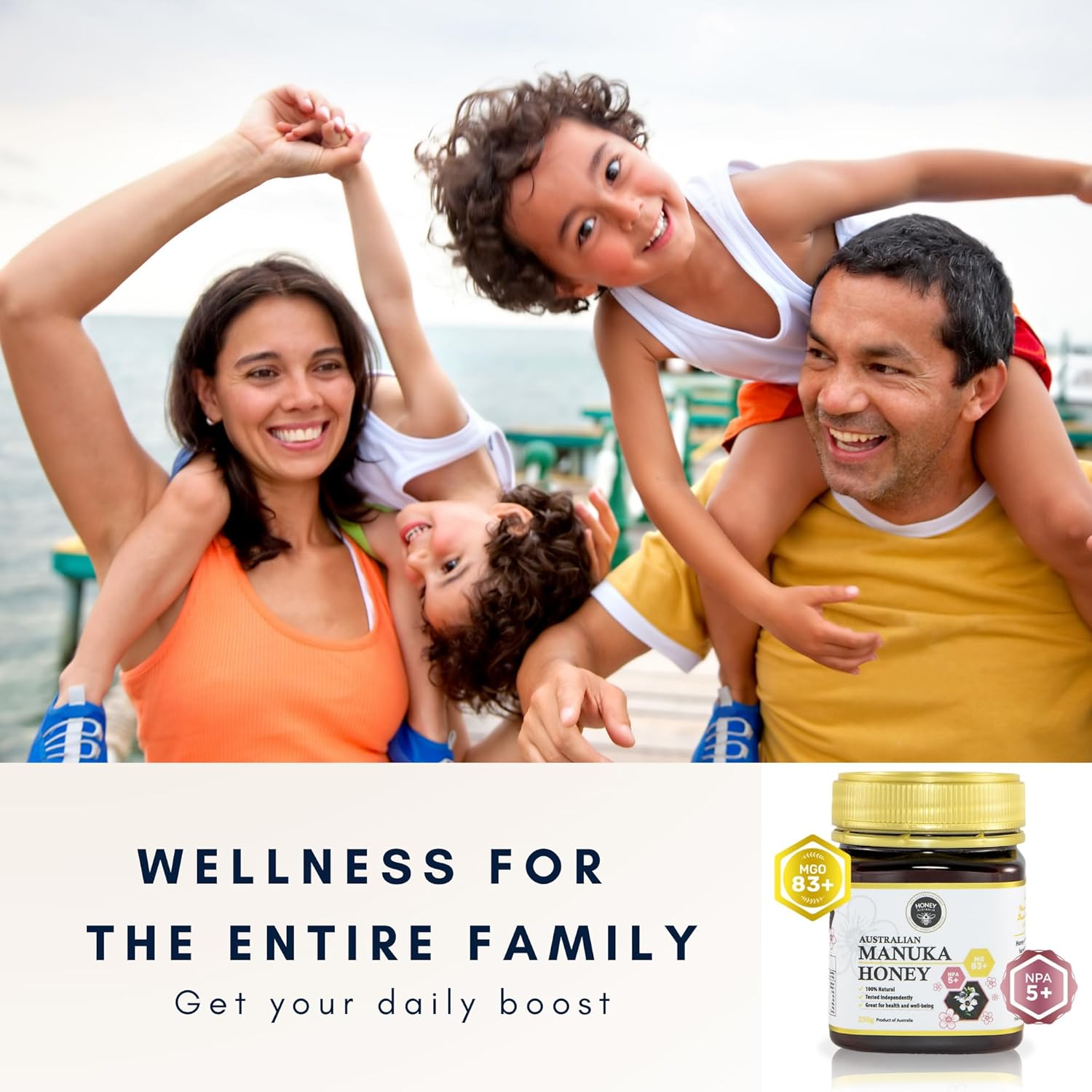 Manuka Honey MGO 83+ | Raw, Organic, Pure Honey for Cooking, Baking, Marinades & Wellness | Natural Sweetener & Daily Health Boost | Rich in Nutrients & Flavor 250G image number 1