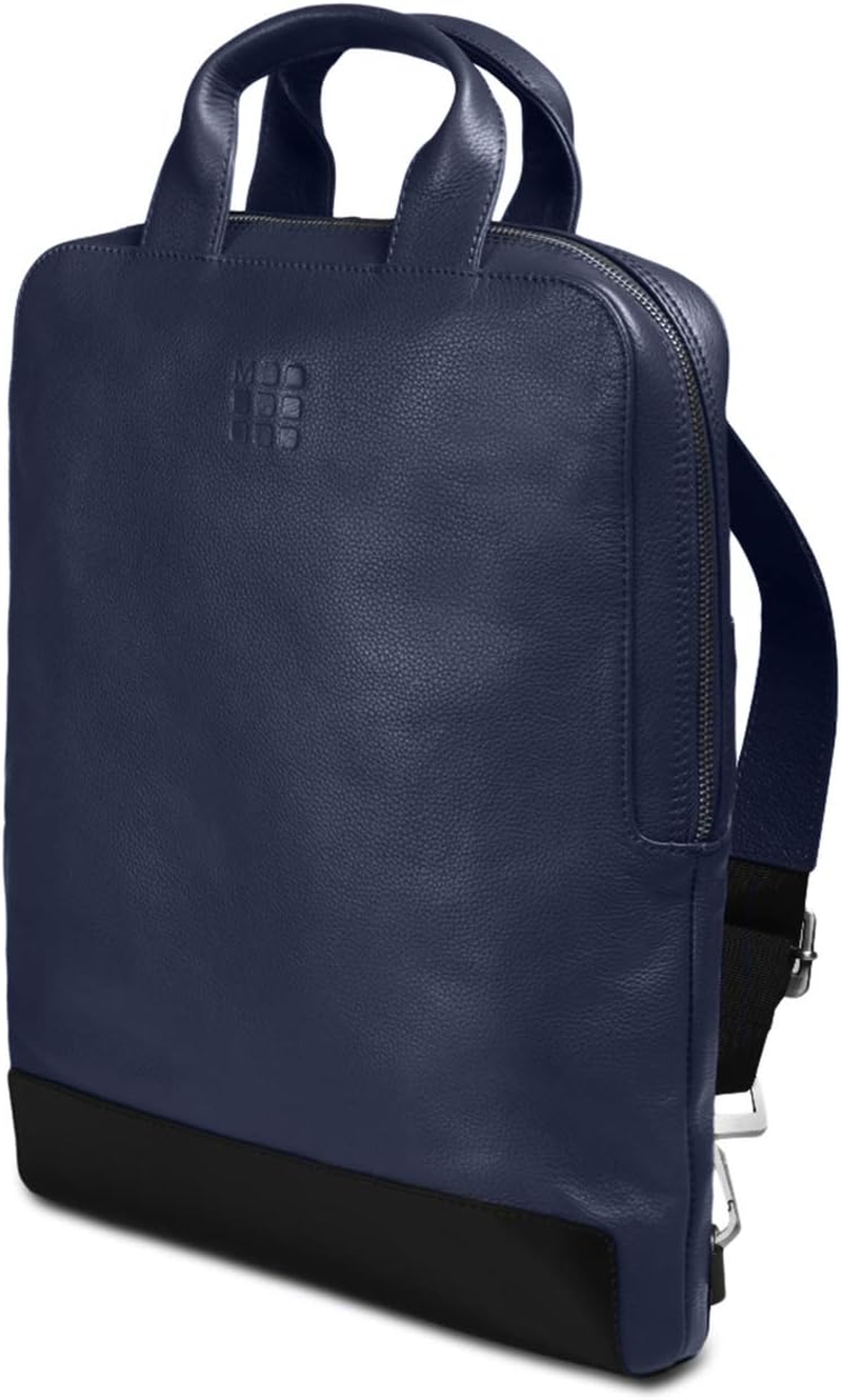 Moleskine Backpack, 15 Inch PC Storage, Business Backpack, Classic, Leather, Device Bag, Vertical
