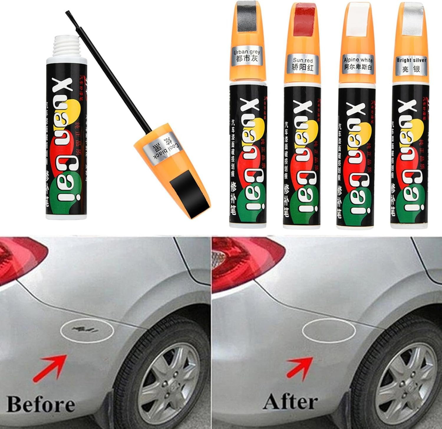 Auto Repair Paint, Car Scratch Repair, Repair Automotive Touchup Paint Pens, Automotive Car Scratch Touchup Paint, Paint Touch-Up Equipment Tool Professional Care for Various Autos image number 6