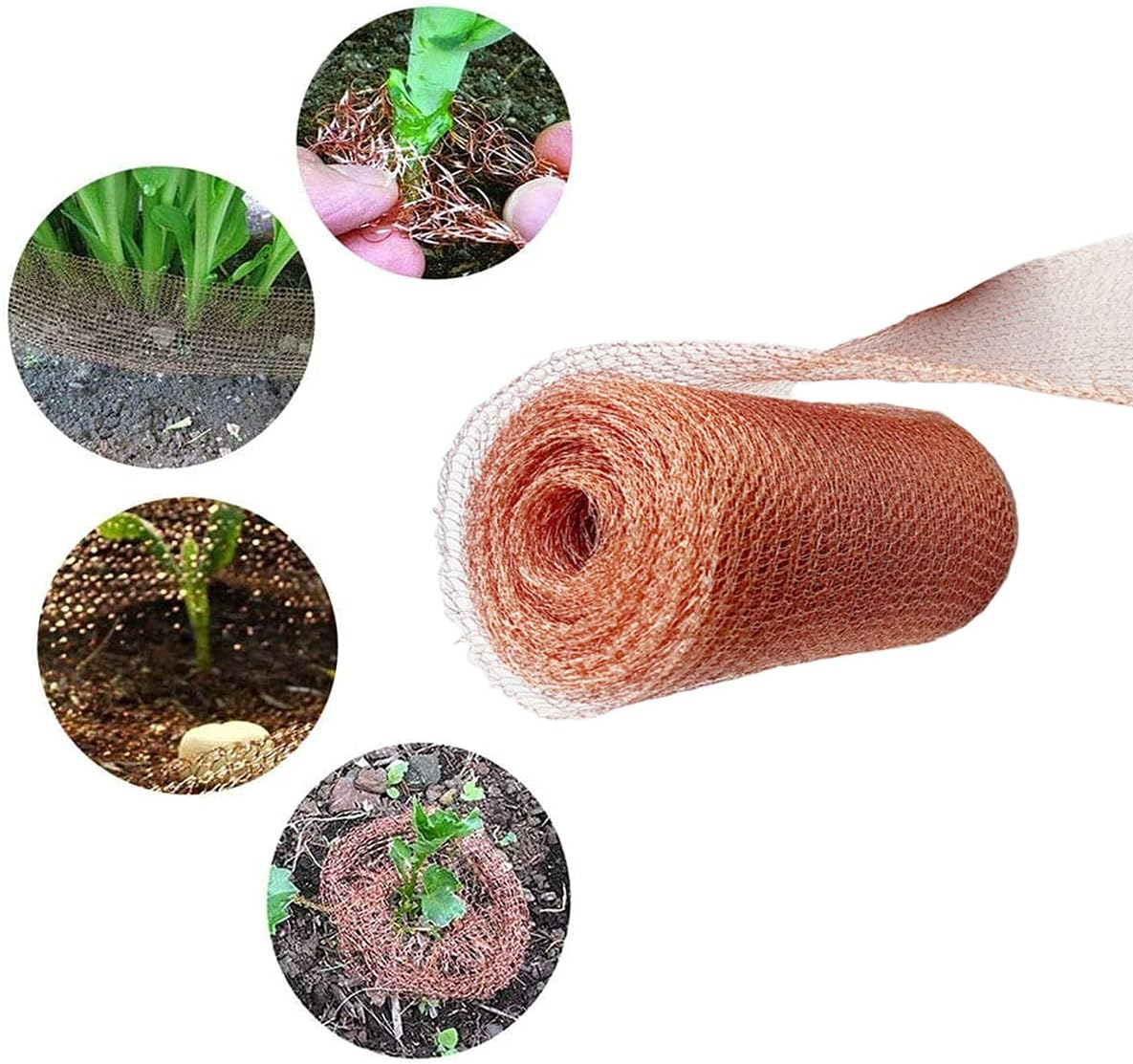 DARENYI Copper Mesh 6M/20Ft Rodent Deterrent for Rat Proofing, Pure Copper Mesh Roll, Slug Repellent in Garden & Outdoors - Copper Color image number 6