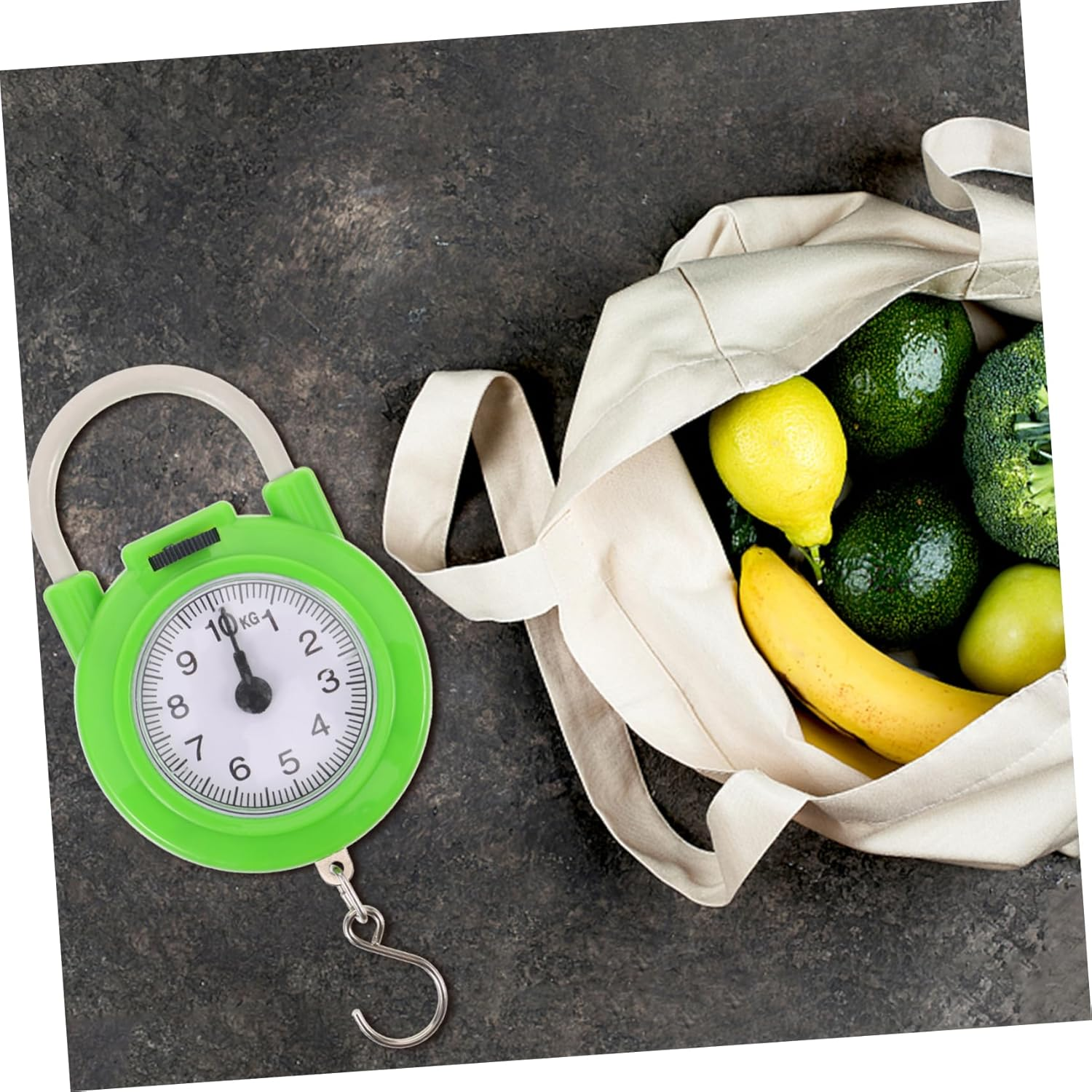 CIYODO Portable Spring Scale Small Manual Luggage Scale for Travel Hook for Checking Hand Luggage Weight image number 6