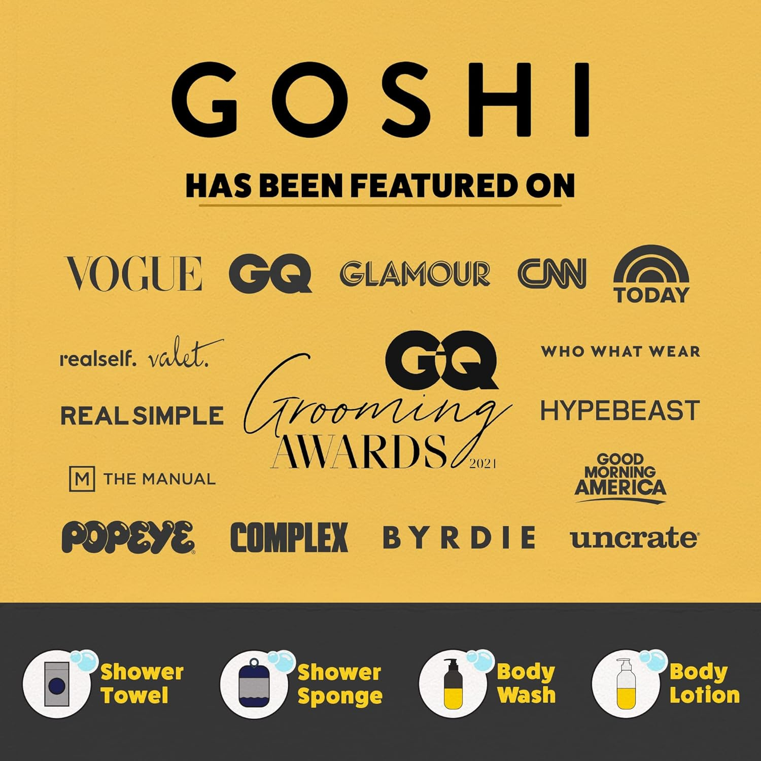 GOSHI Exfoliating Shower Sponge - Rip-Resistant, Rapid-Drying Exfoliating Bath Sponge for All Skin Types - Indigo Blue - Made in Japan - Green image number 5