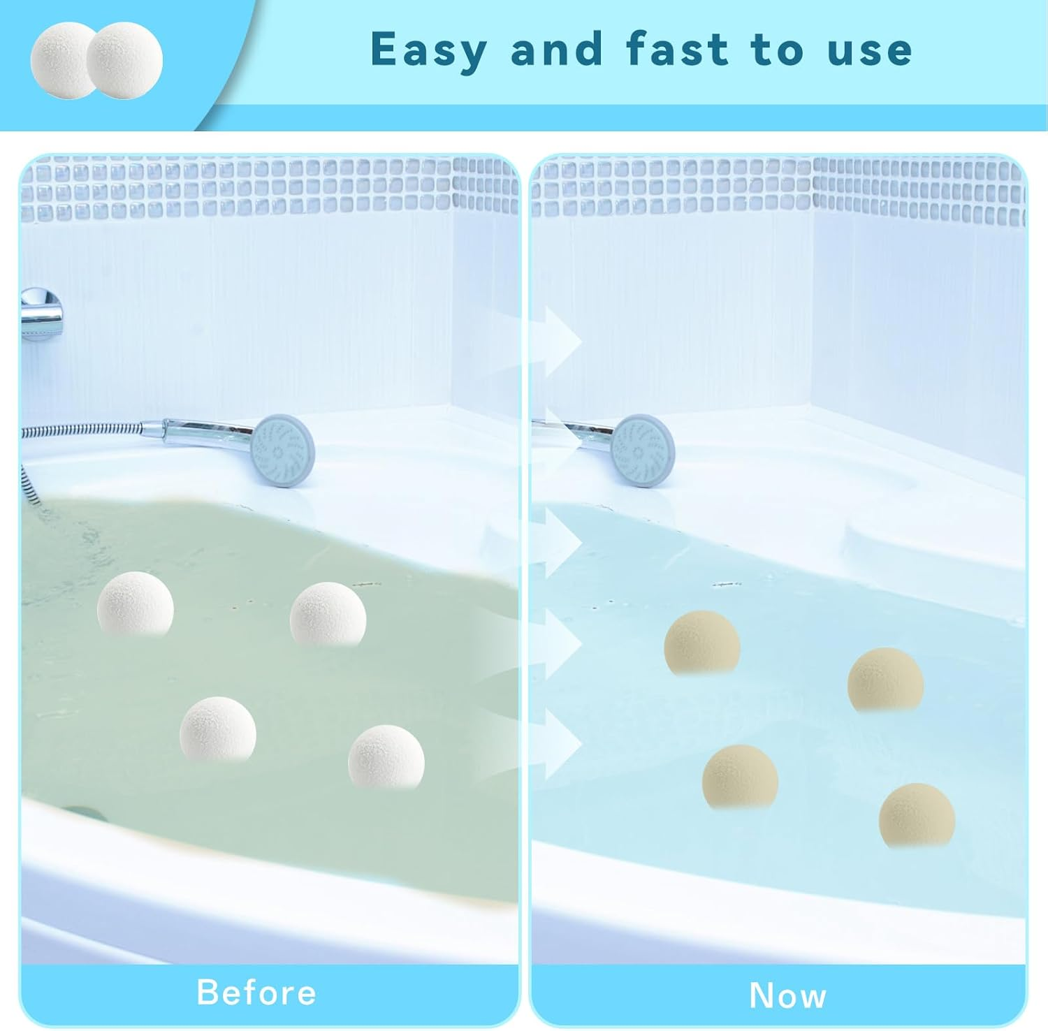 Absorber Balls of Scum for Spas Hot Tub, Reusable 3 Inch Hot Tub Absorber Ball of Scum, Washable Hot Tub Oil Spa Absorber Ball of Scum, Spa Sponge Balls for Scum Removal,White,4 Pack image number 2