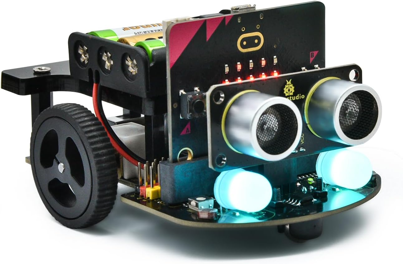 KEYESTUDIO Micro:Bit V2 Robot Starter Kit (Without Microbit) for Makecode and Python Programming image number 2