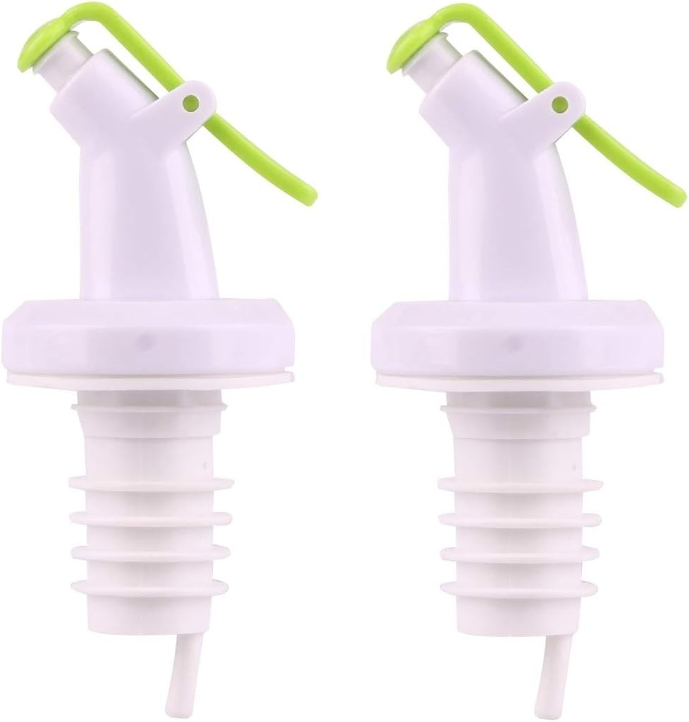 Kitchenware Gadgets 2 PCS Kitchen Leakproof Liquid Flavouring Oil Soy Sauce Vinegar Spice Jar Bottle Cap anti Choking Drinking Bottle Milk Bottle Cover Kitchenware Gadgets