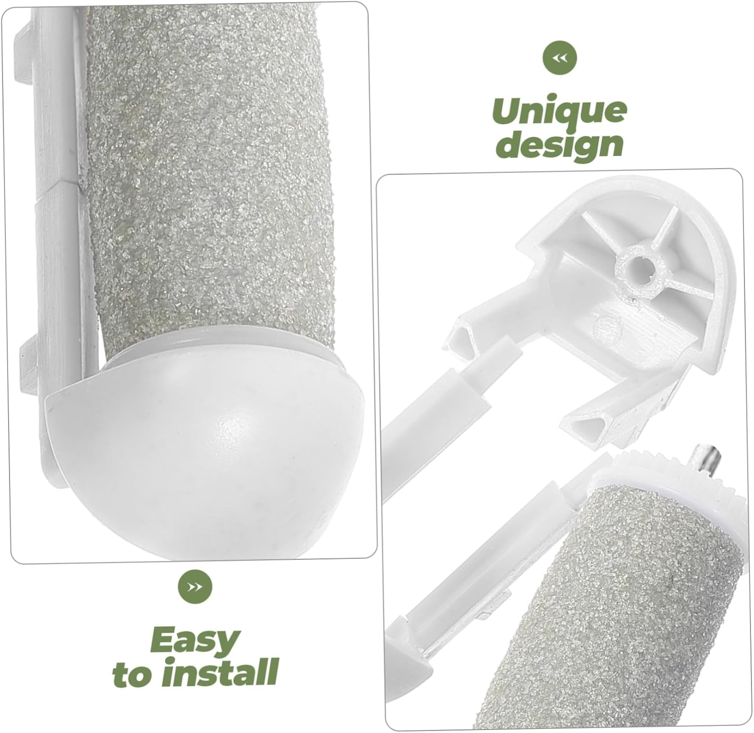 NULYLU 5Pcs Electric Foot File Roller Heads Replacement Roller for Foot Scraper Pedicure Tool Refill image number 5