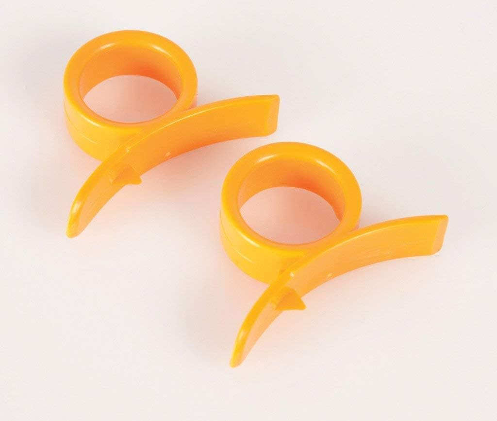 Fackelmann 48016 Citrus Peeler Set, Orange, 2 Piece