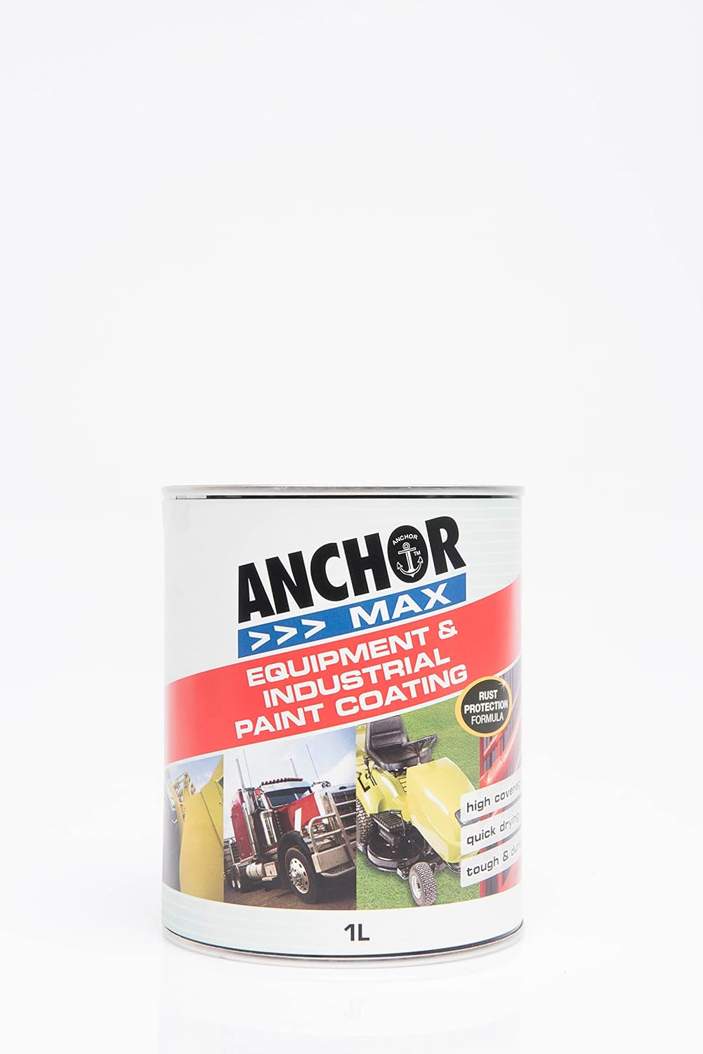 Anchor Max High Gloss Enamel Paint, Orange X15, 1 Litre