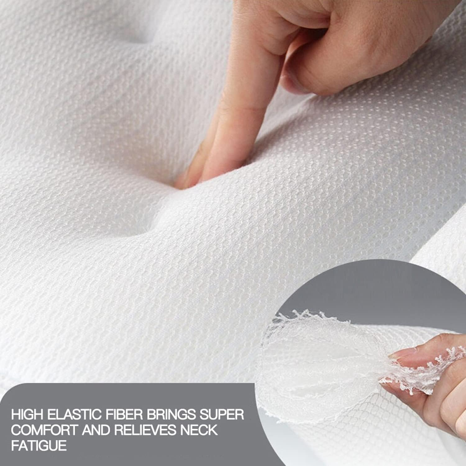 Bath Pillow, Bath Pillows for Bathtub, Bathtub Home Spa Soft Pillow with 3D Air Mesh Breathable and 6 Suction Cups, Head, Neck, Back and Shoulder Support, Air Dry with Hanging Hook