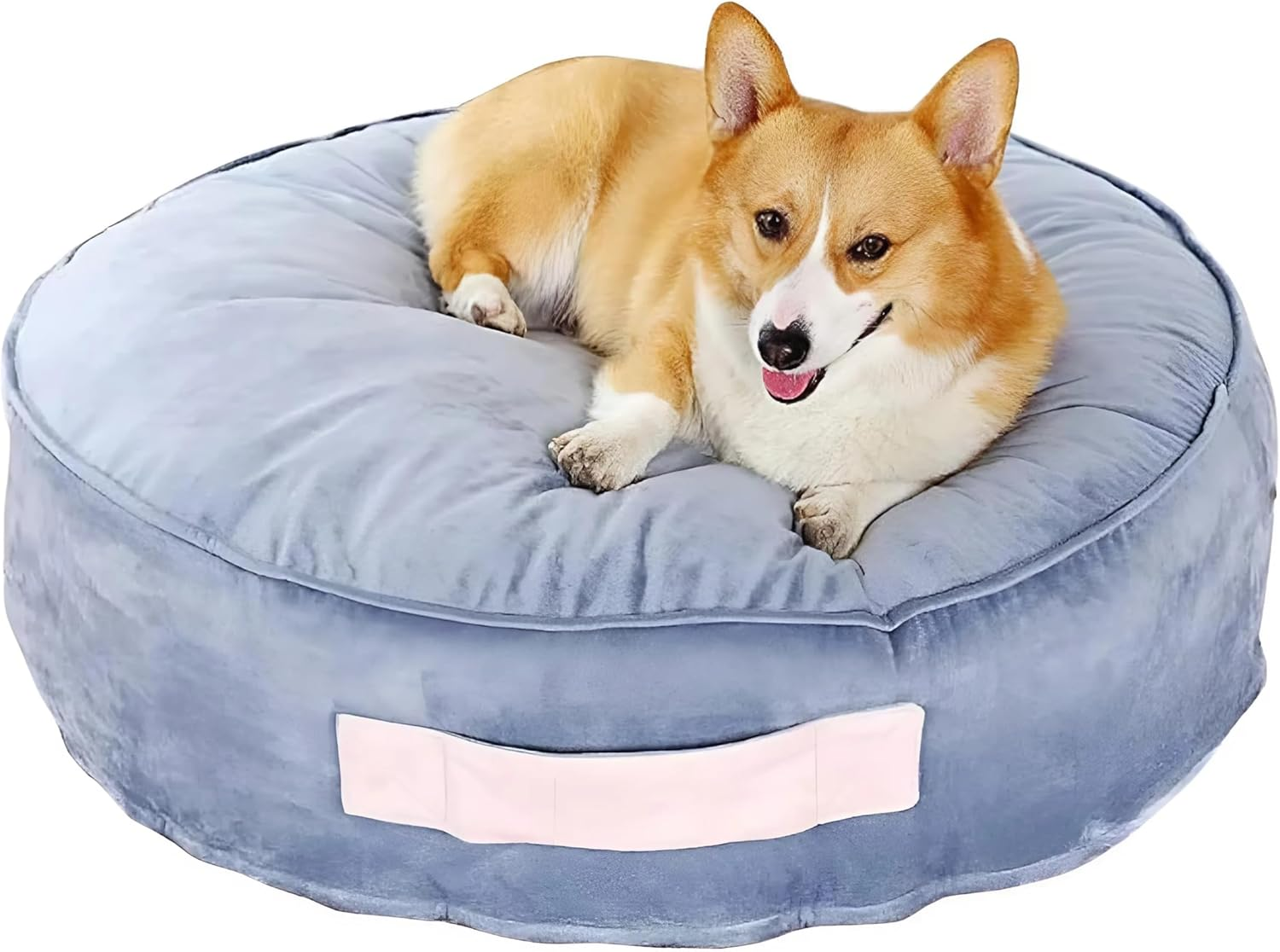 EZONEDEAL Dog Bed Cat Bed Extra Soft Velvet Comfortable Cute,Cat Cushion Bed Washable,Oval Donut Nesting Cave Bed Suitable for Cats and Small Medium Dogs