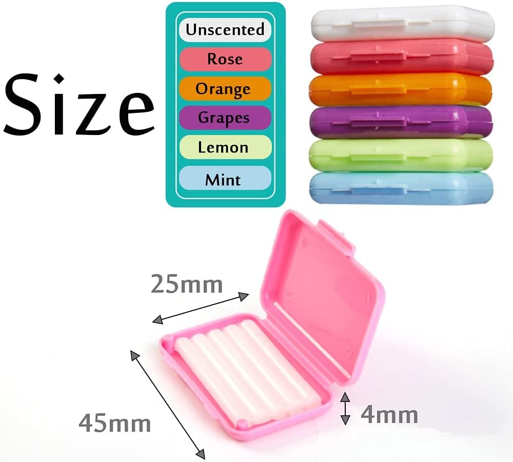 Orthodontic Braces Wax for Teeth - 6 Pack, Dental Care Wax for Braces Wearer, Colorful, Relieves Irritation &ndash; SZTTY (6) image number 1