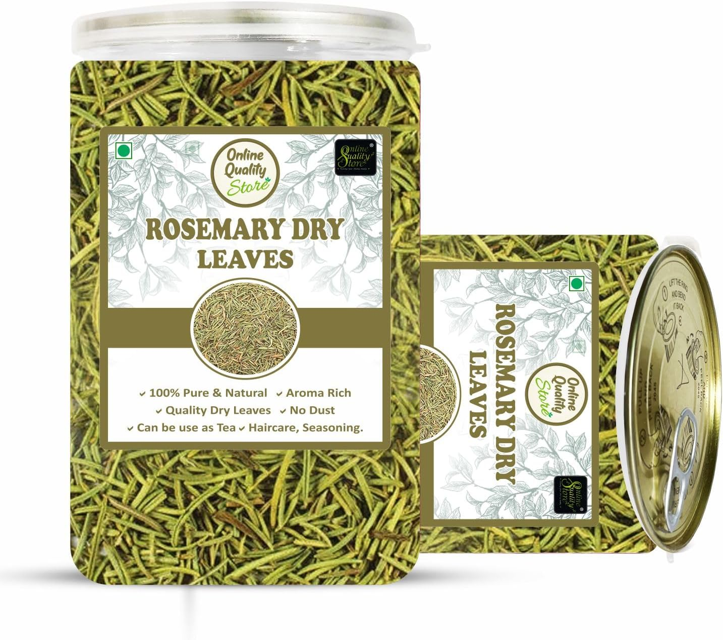 Online Quality Store Rosemary Dry Leaves - 100G | for Hair Growth & Rosemary Tea Leaves | Rosemary Herbal Tea image number 6