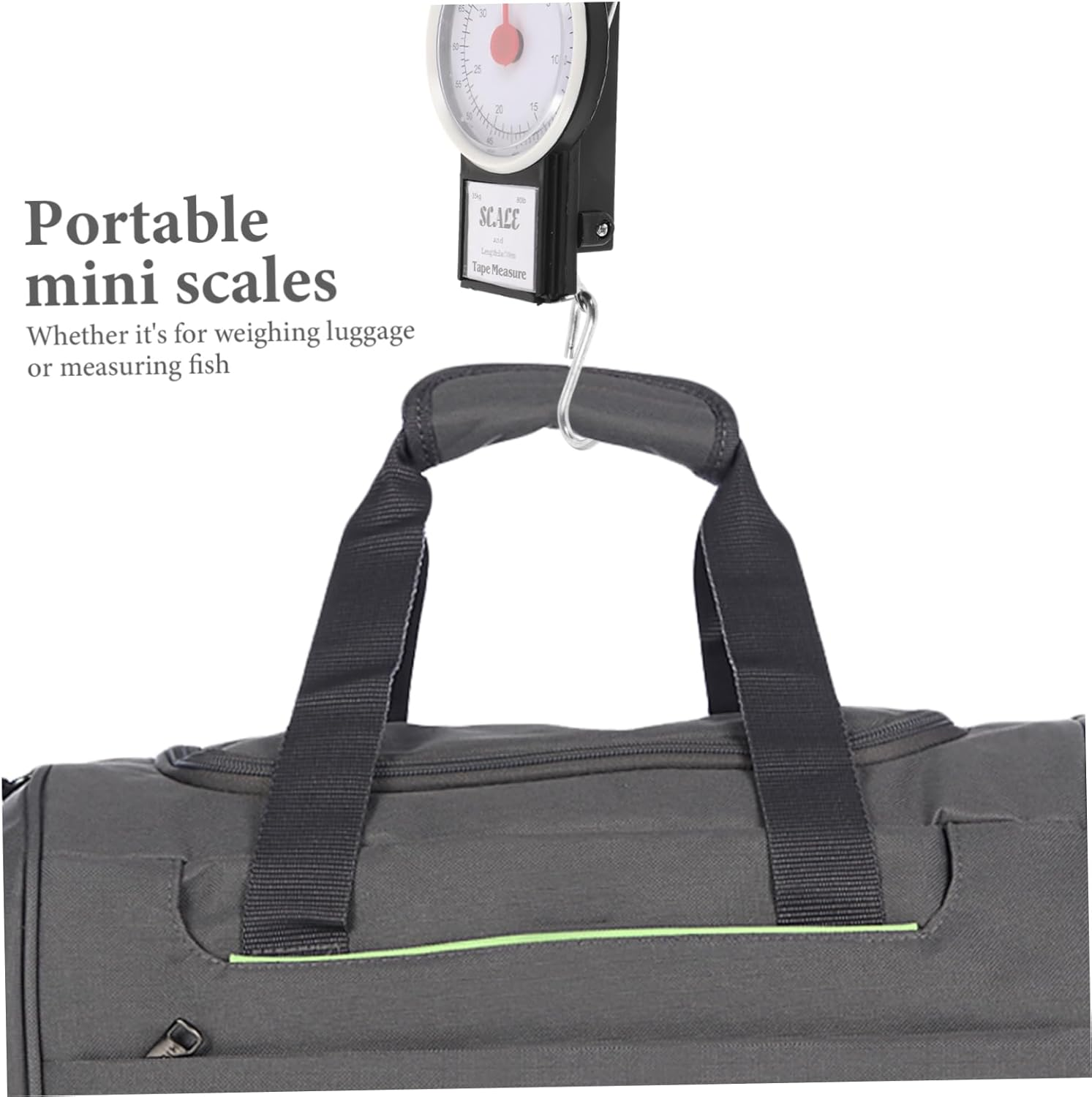 OKUMEYR Portable Handheld Luggage Scale Accurate Spring Scale for Weighing for Travel and Fishing Lightweight Easy