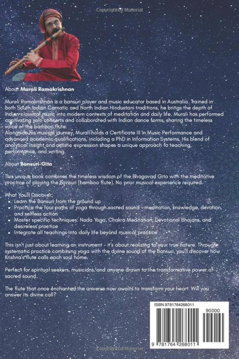 Bansuri Gita: a Holistic Approach to Learning Bansuri through the Wisdom of Bhagavad Gita image number 1